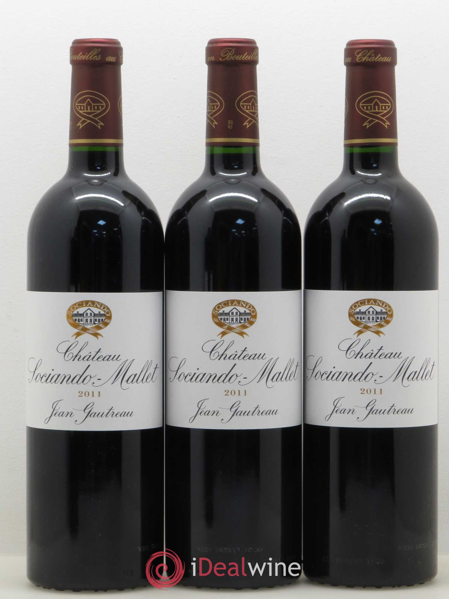Château Sociando Mallet 2011 - Lot de 12 bouteilles - 1