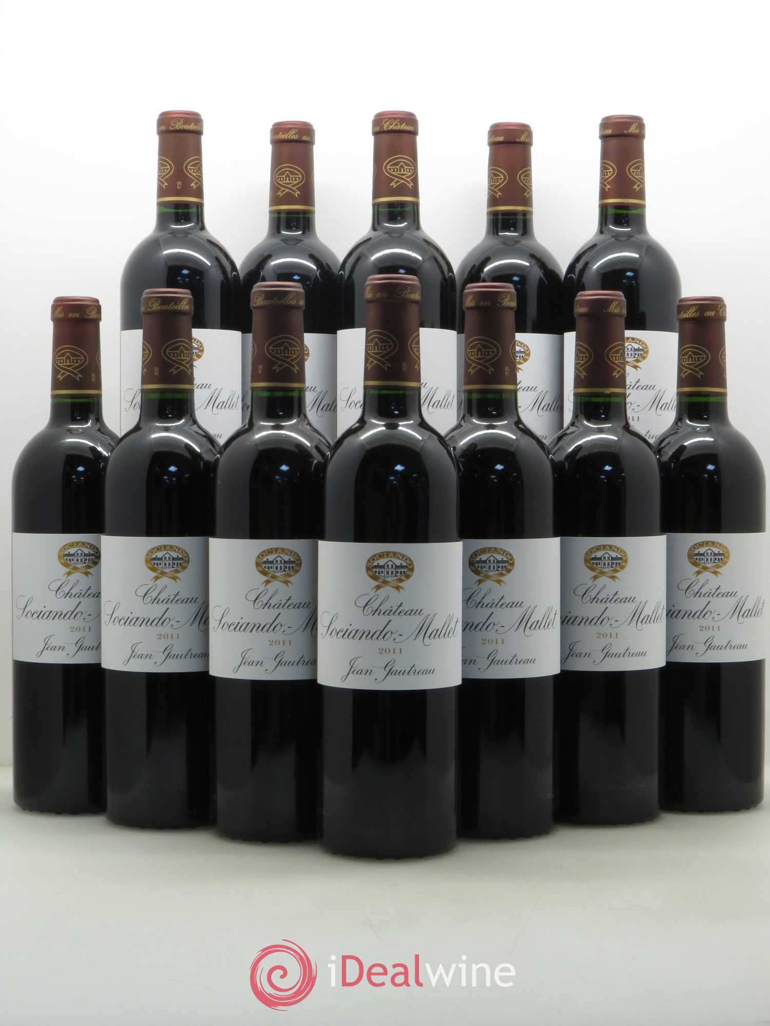 Château Sociando Mallet 2011 - Lot de 12 bouteilles - 0