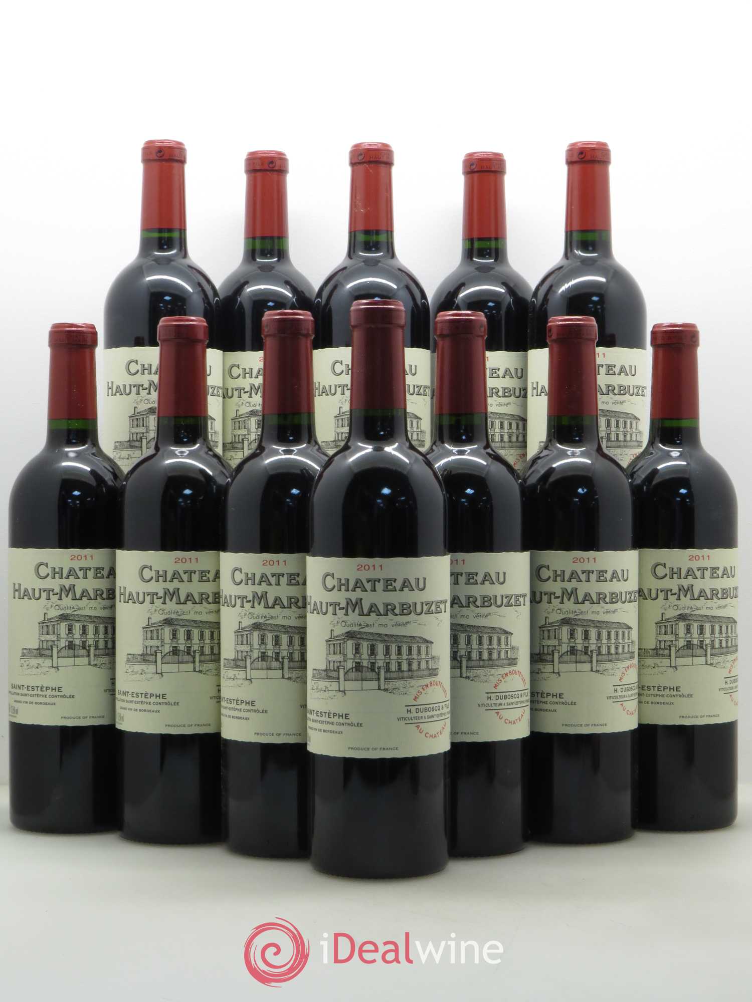 Château Haut Marbuzet 2011 - Lot de 12 bouteilles - 0