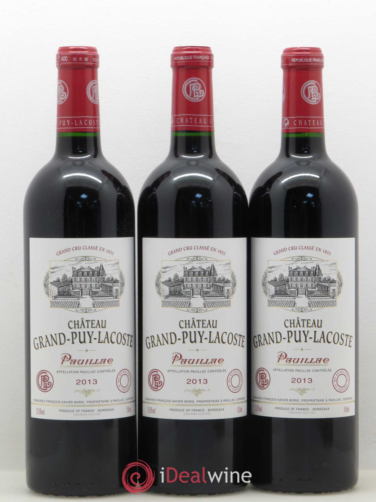 Château Grand Puy Lacoste 5ème Grand Cru Classé 2013 - Lot de 12 bouteilles - 2