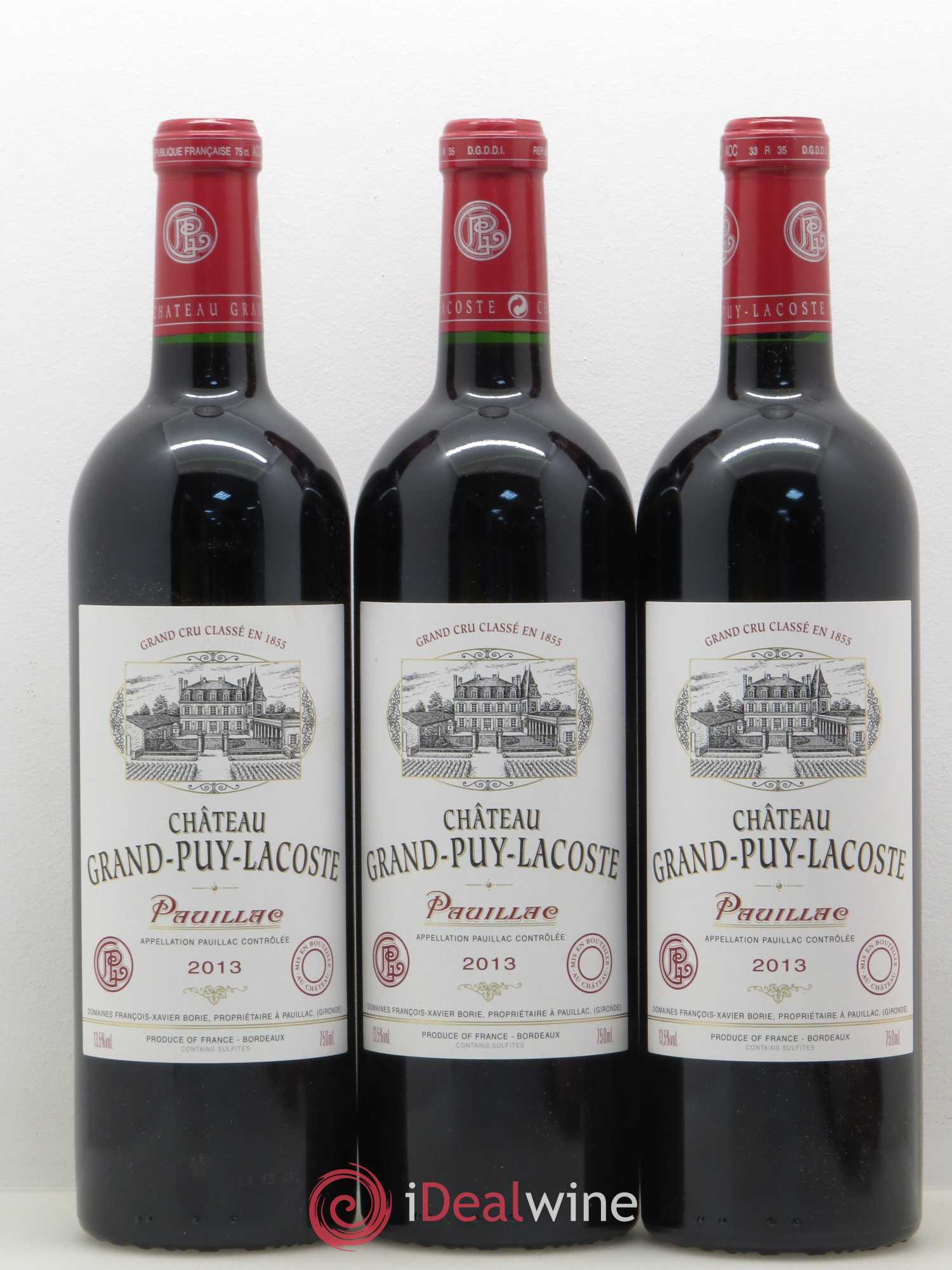 Château Grand Puy Lacoste 5ème Grand Cru Classé 2013 - Lot de 12 bouteilles - 3