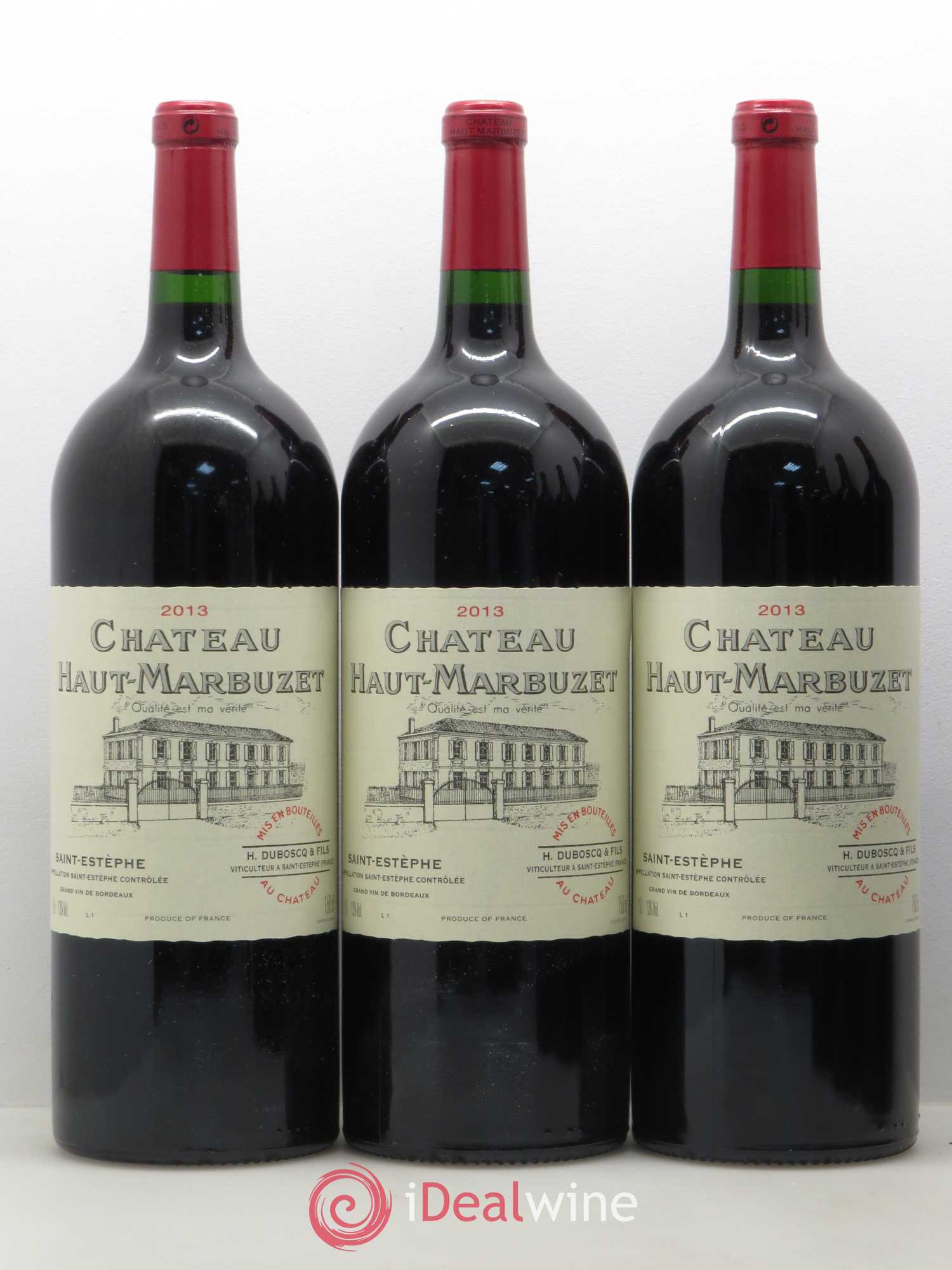 Château Haut Marbuzet 2013 - Lot de 6 magnums - 1