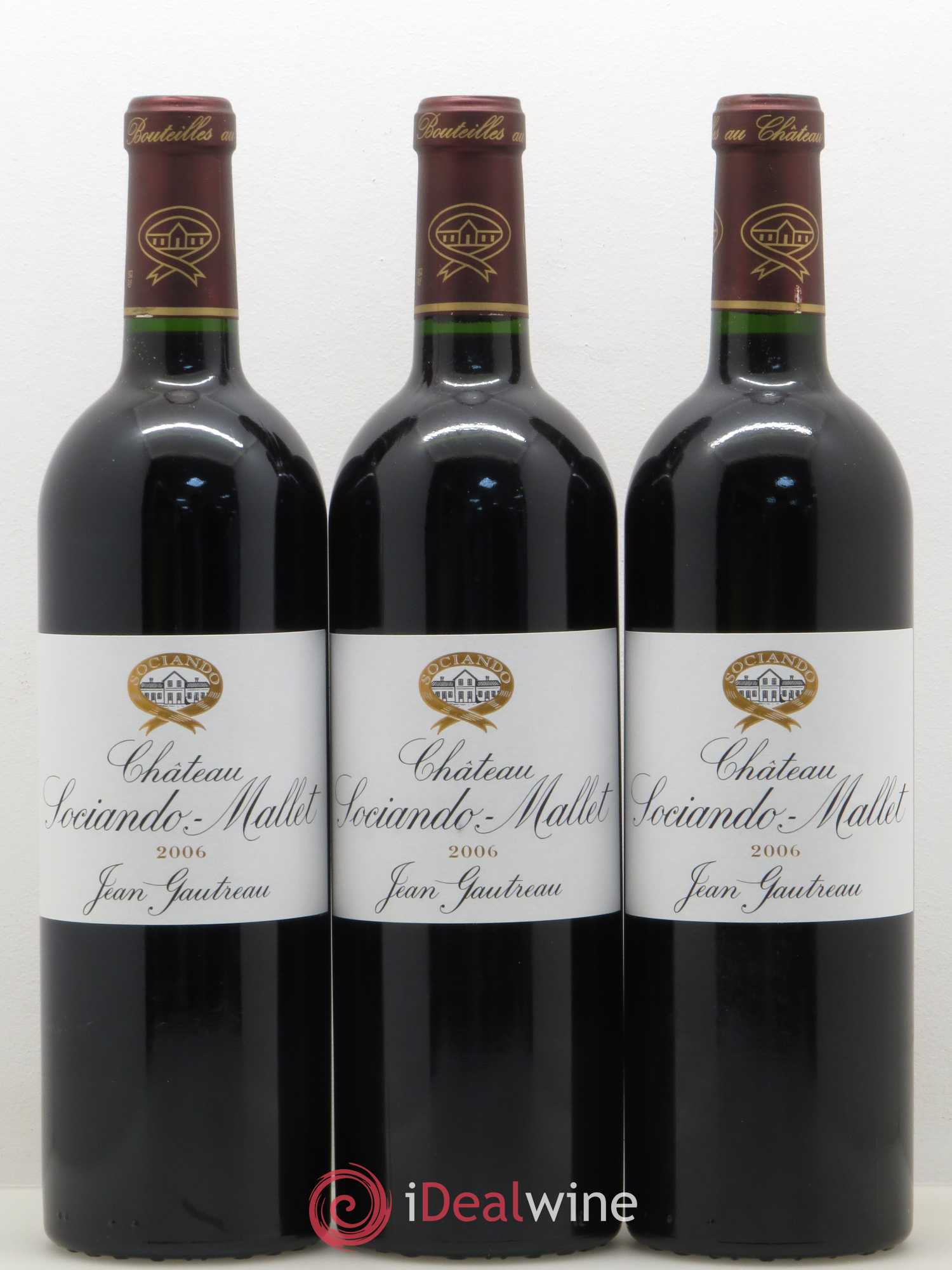 Château Sociando Mallet 2006 - Lot de 12 bouteilles - 2