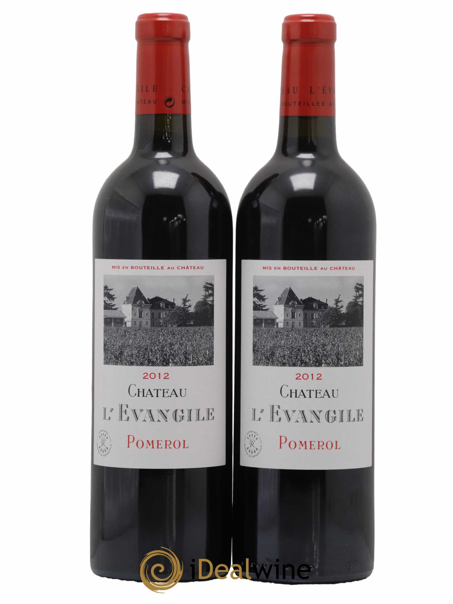Château l' Évangile 2012 - Lot de 2 bouteilles - 0