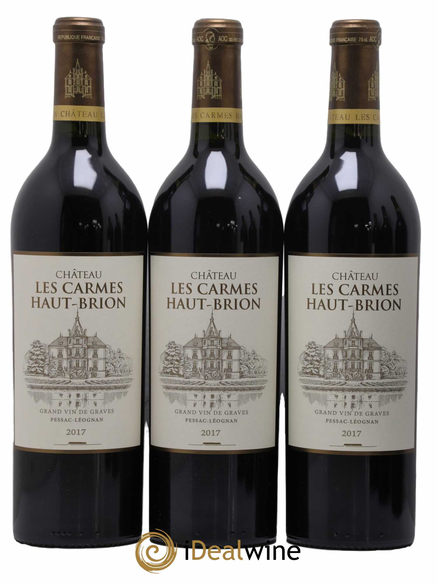 Château Les Carmes Haut-Brion 2017 - Lot de 6 bouteilles - 1