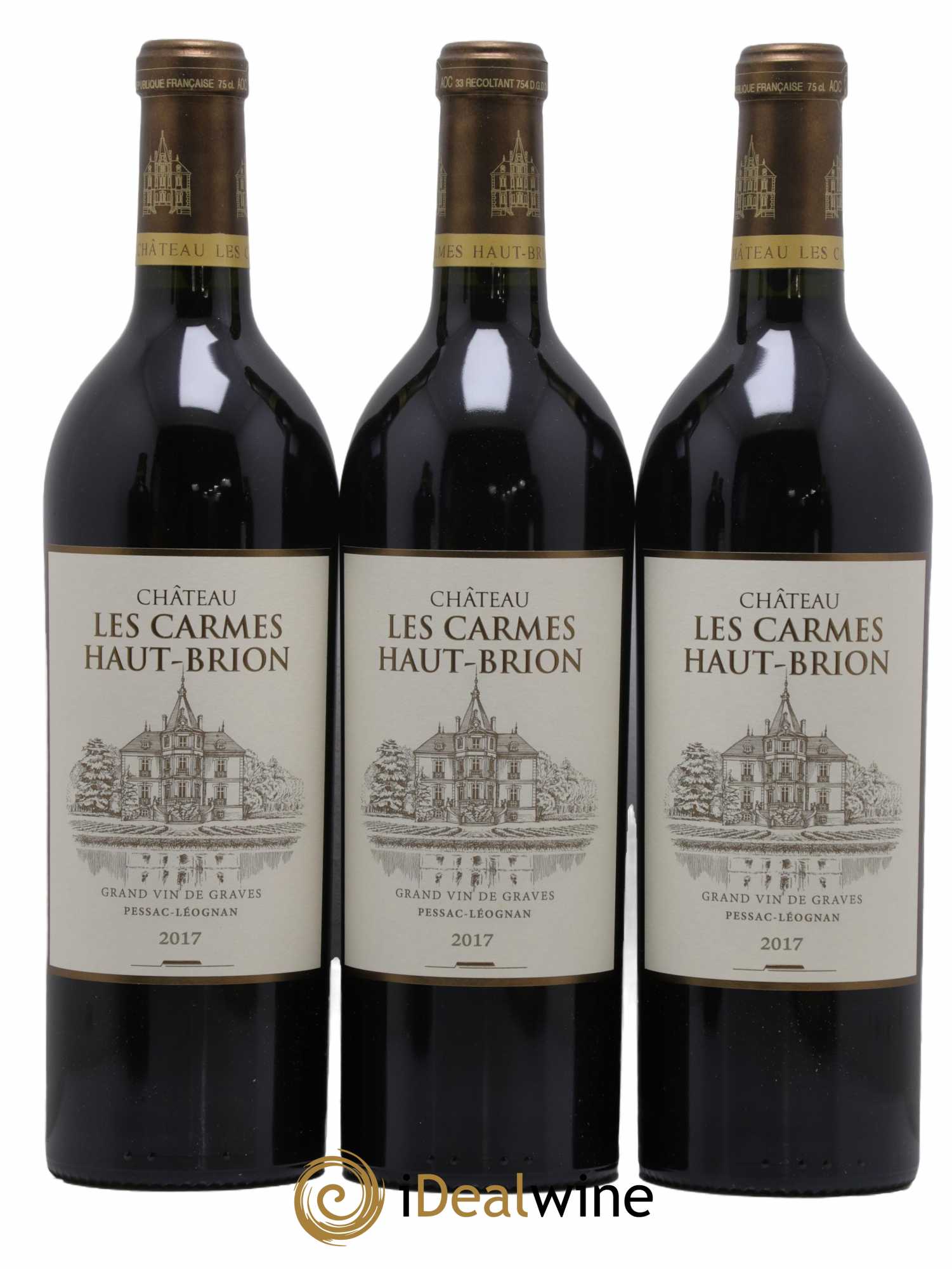 Château Les Carmes Haut-Brion 2017 - Lot de 6 bouteilles - 2