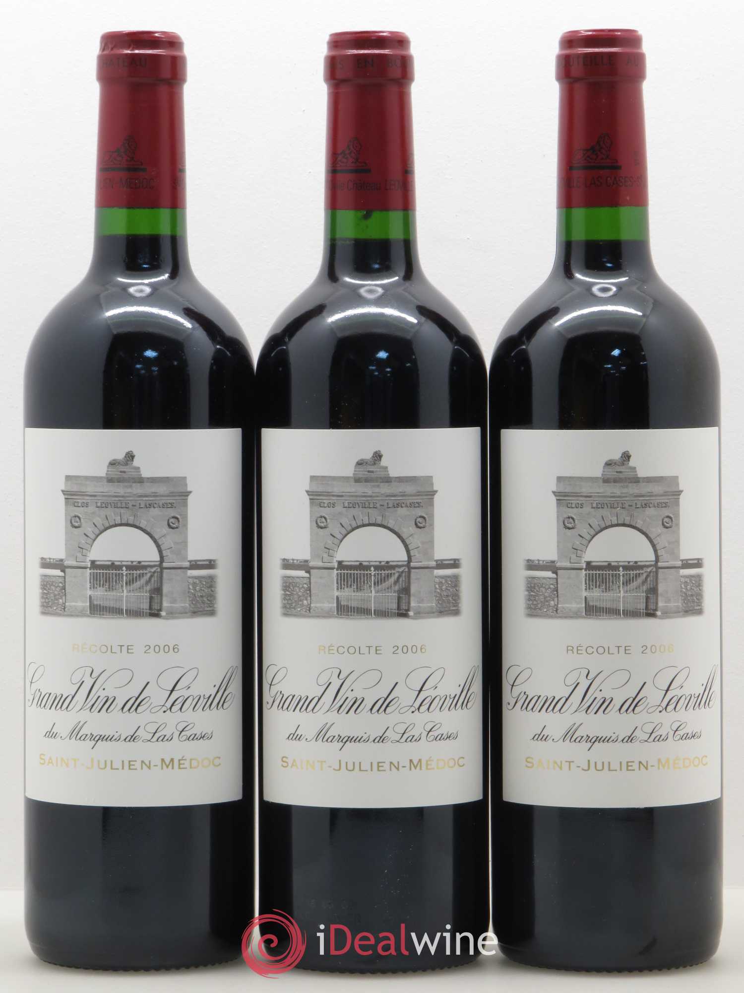 Château Léoville Las Cases 2ème Grand Cru Classé 2006 - Lot de 6 bouteilles - 3