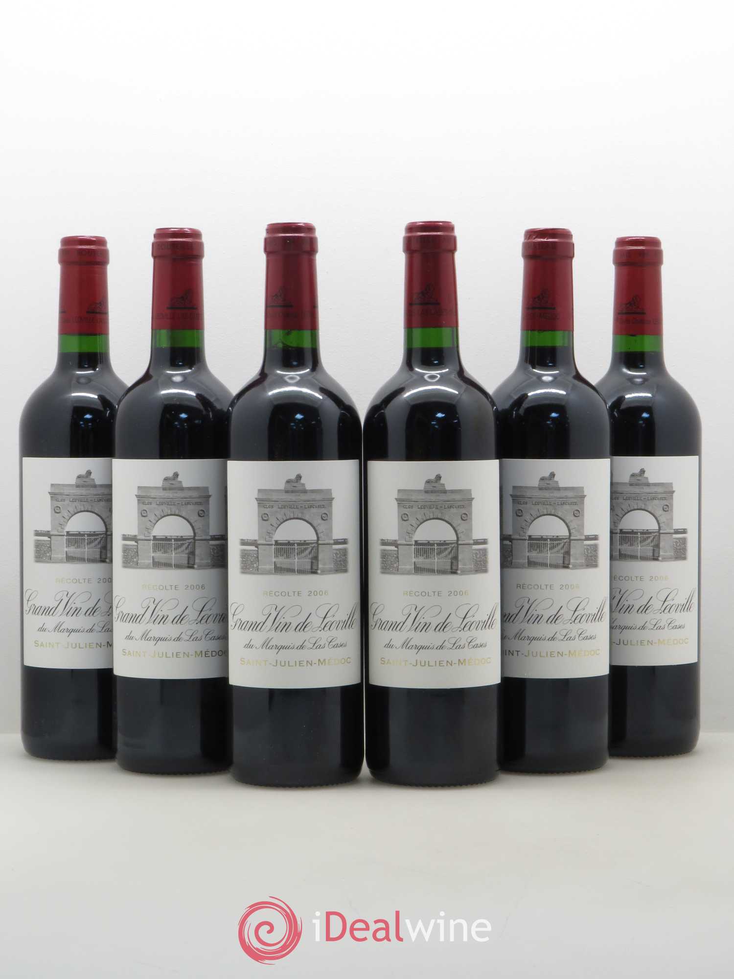 Château Léoville Las Cases 2ème Grand Cru Classé 2006 - Lot de 6 bouteilles - 0