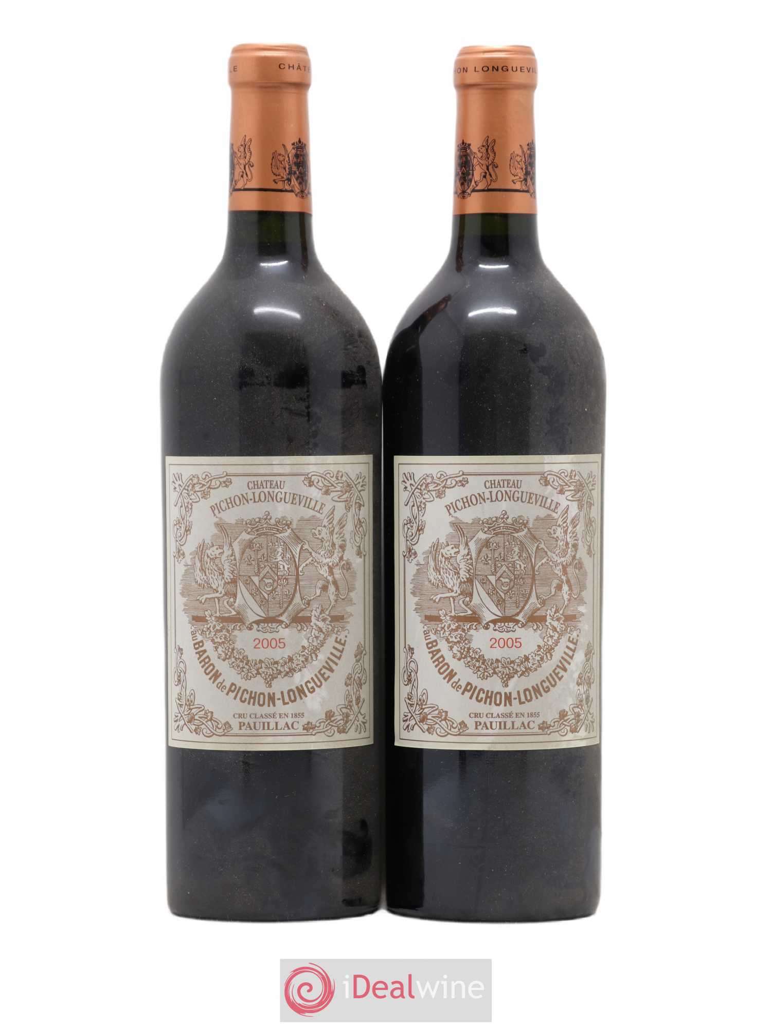 Pichon Longueville Baron 2ème Grand Cru Classé 2005 - Lot de 2 bouteilles - 0
