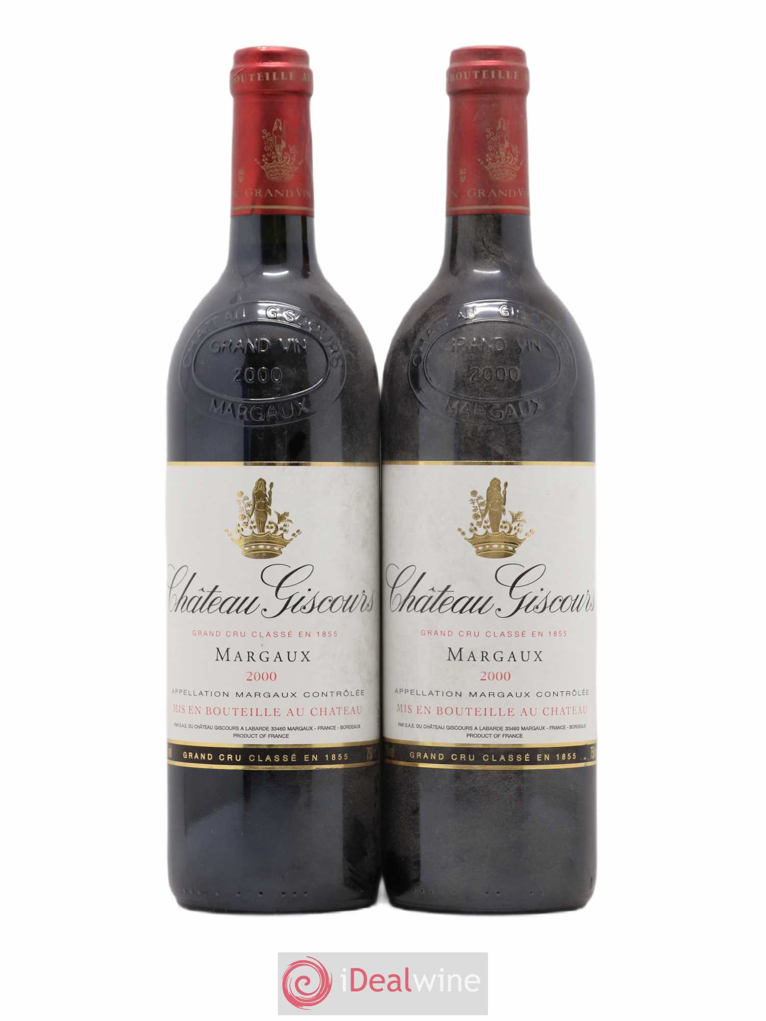 Château Giscours 3ème Grand Cru Classé 2000 - Lot de 2 bouteilles - 0