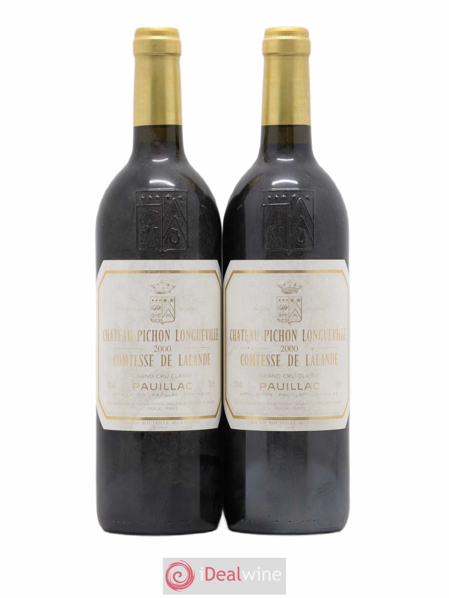 Château Pichon Longueville Comtesse de Lalande 2ème Grand Cru Classé 2000 - Lot de 2 bouteilles - 0