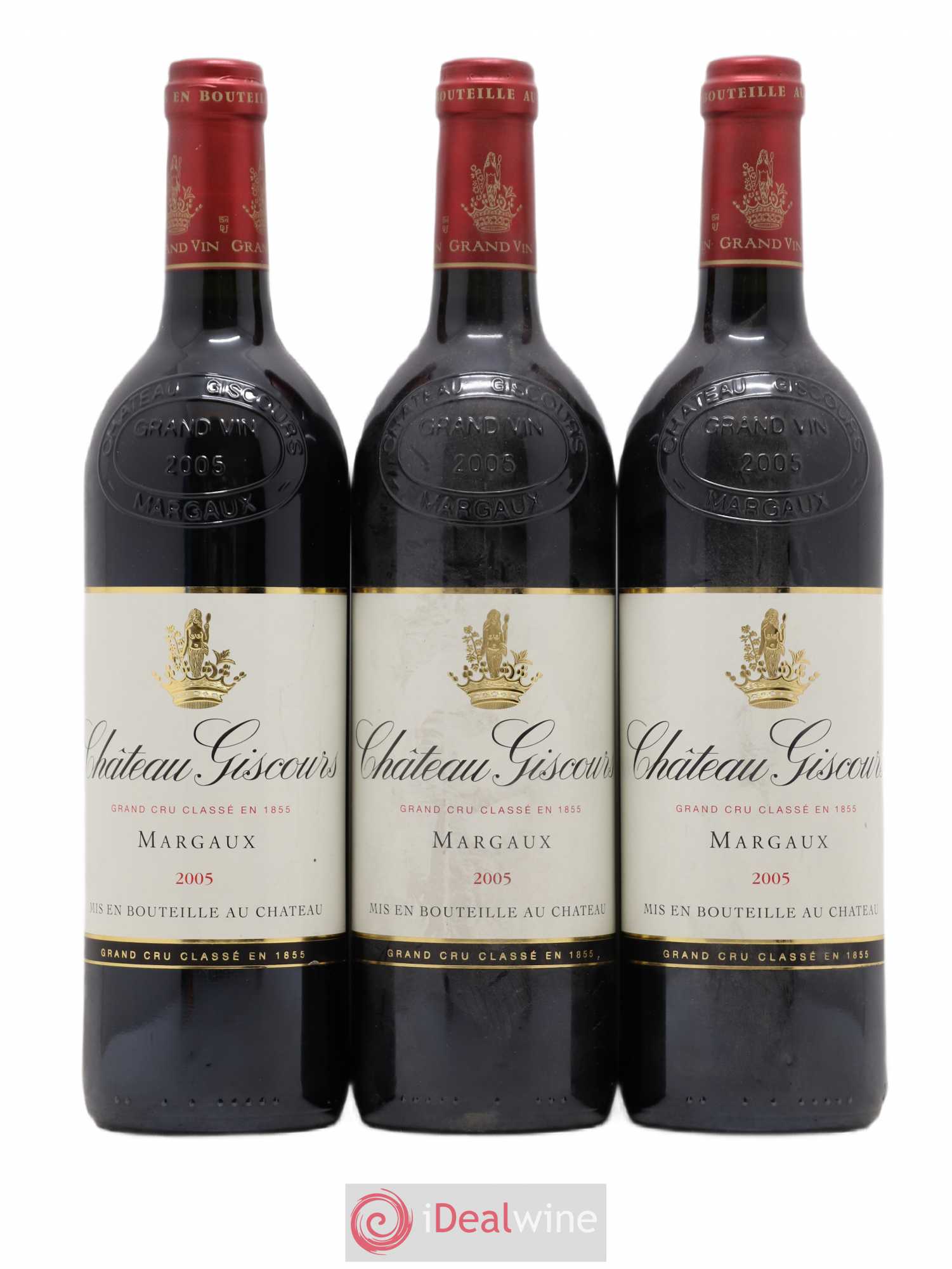 Château Giscours 3ème Grand Cru Classé 2005 - Lot de 3 bouteilles - 0