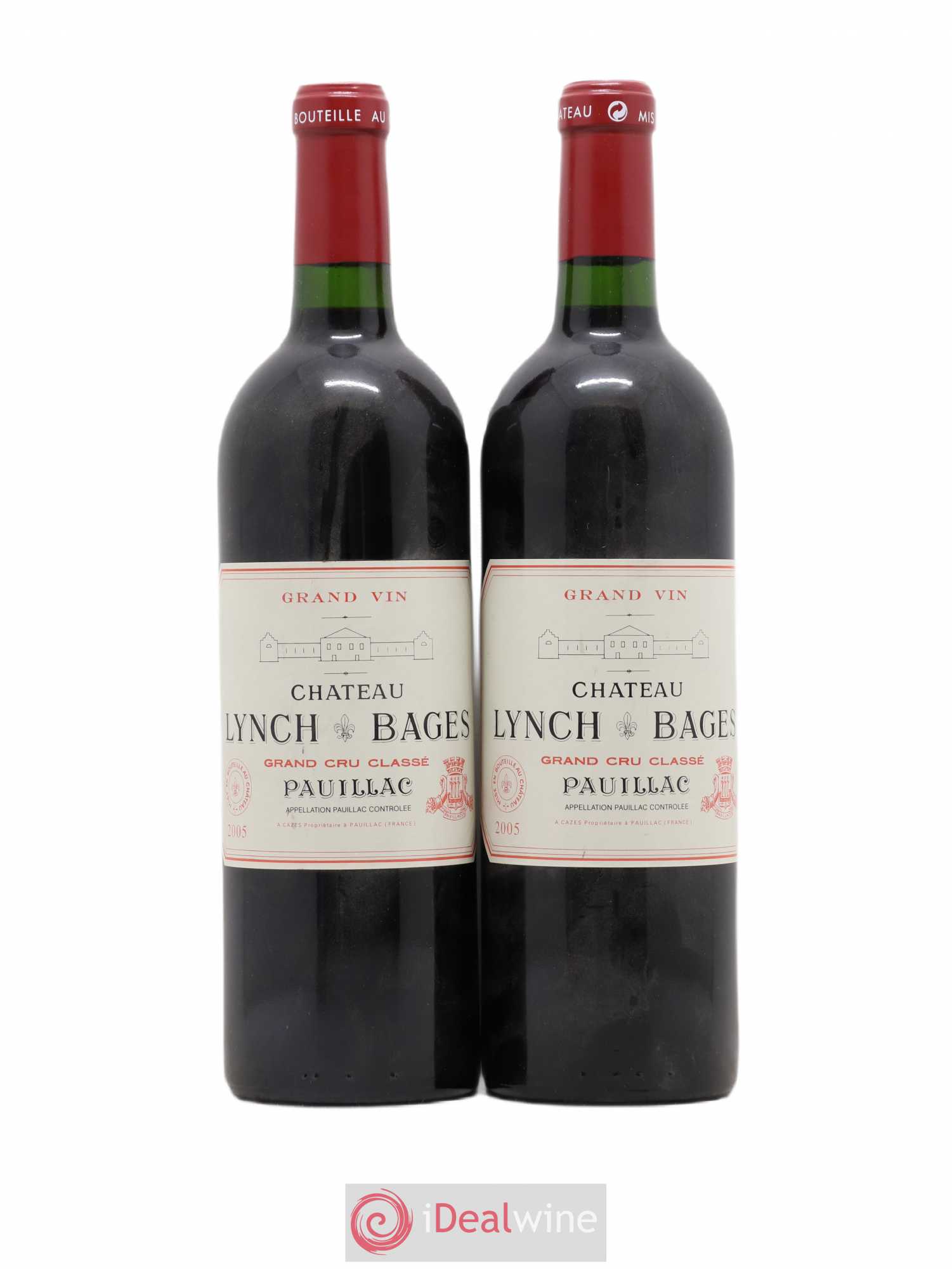 Château Lynch Bages 5ème Grand Cru Classé 2005 - Lot de 2 bouteilles - 0
