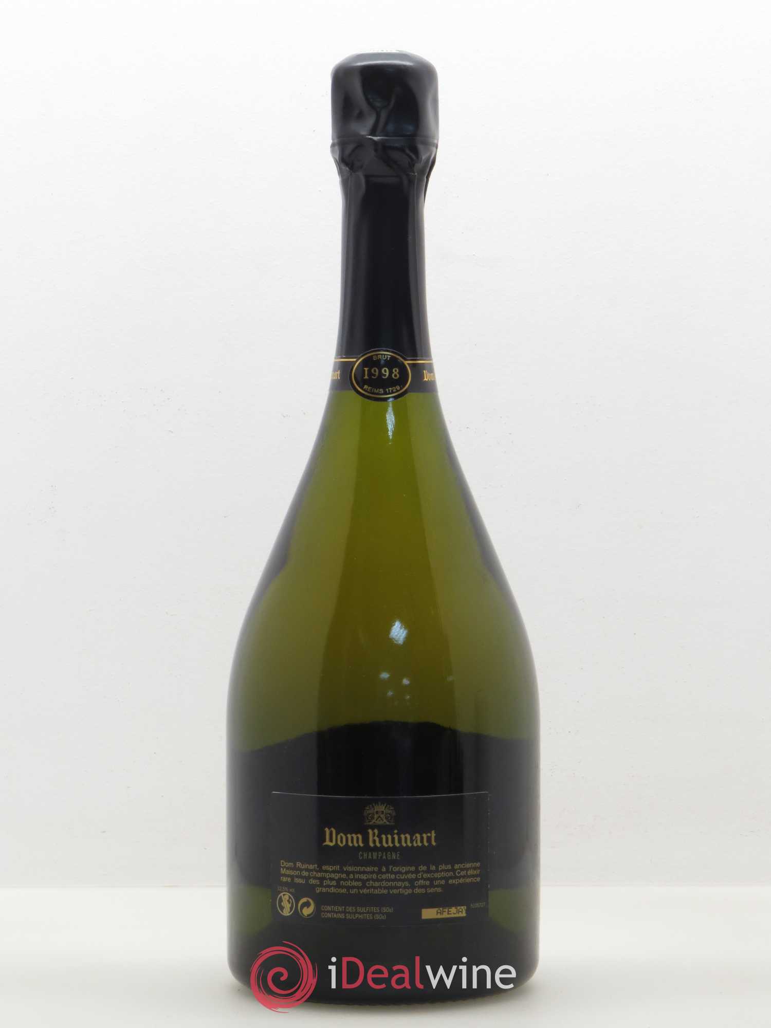 Dom Ruinart Brut Ruinart 1998 - Lot de 1 bouteille - 1