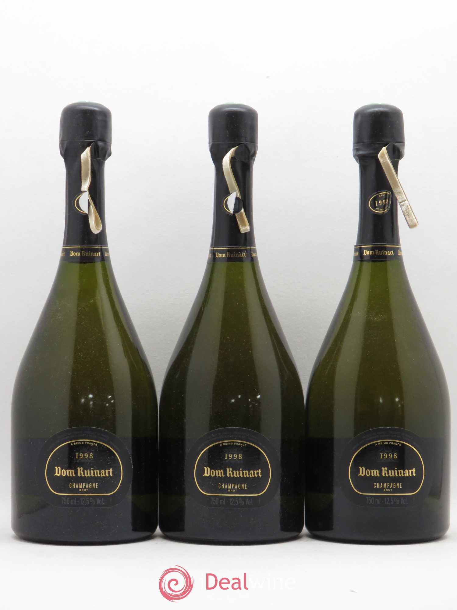 Dom Ruinart Brut Ruinart 1998 - Lot de 3 bouteilles - 0