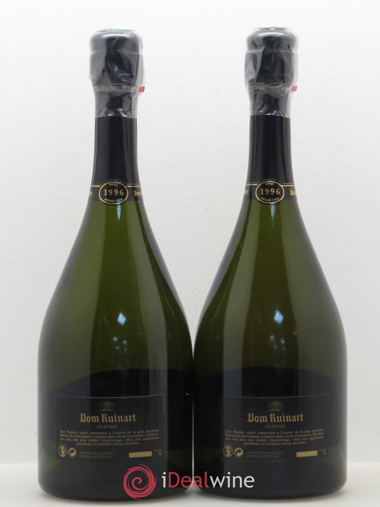 Dom Ruinart Brut Ruinart 1996 - Lot de 2 bouteilles - 1