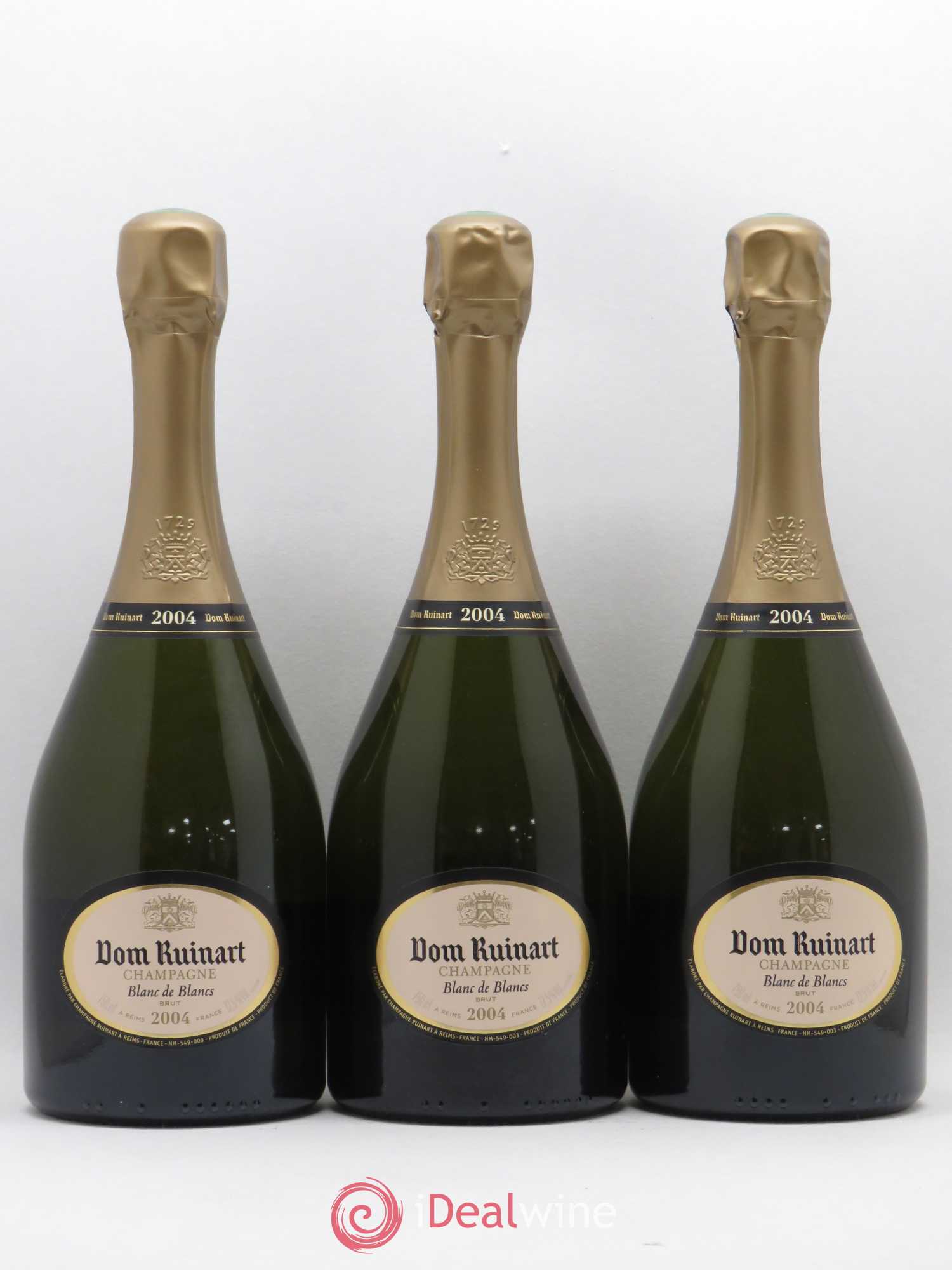 Dom Ruinart Brut Ruinart 2004 - Lot de 6 bouteilles - 1