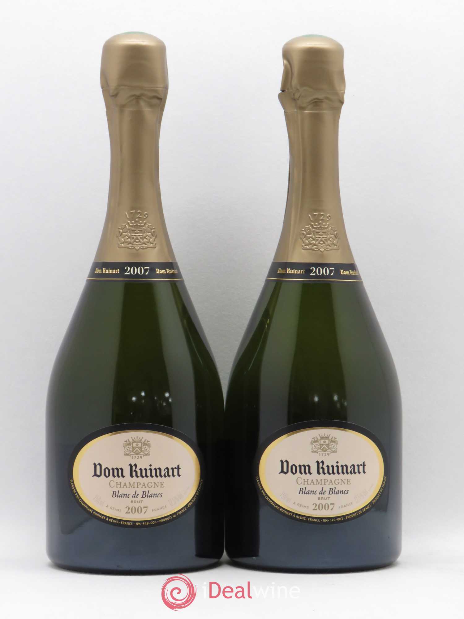 Dom Ruinart Brut Ruinart 2007 - Lot de 2 bouteilles - 0