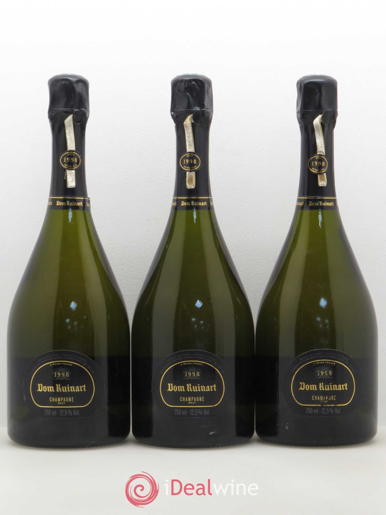 Dom Ruinart Brut Ruinart 1998 - Lot de 3 bouteilles - 0