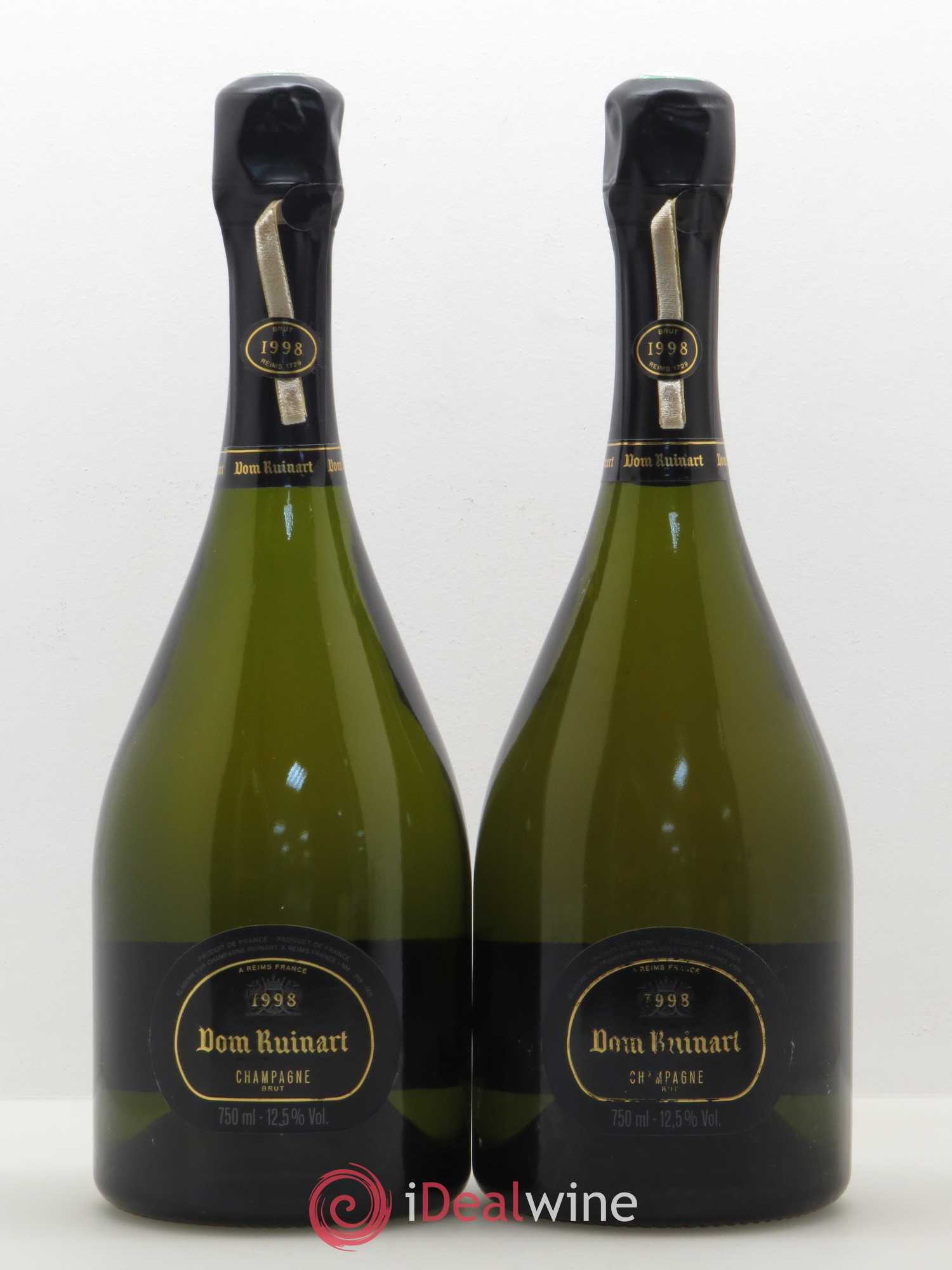 Dom Ruinart Brut Ruinart 1998 - Lot de 2 bouteilles - 0