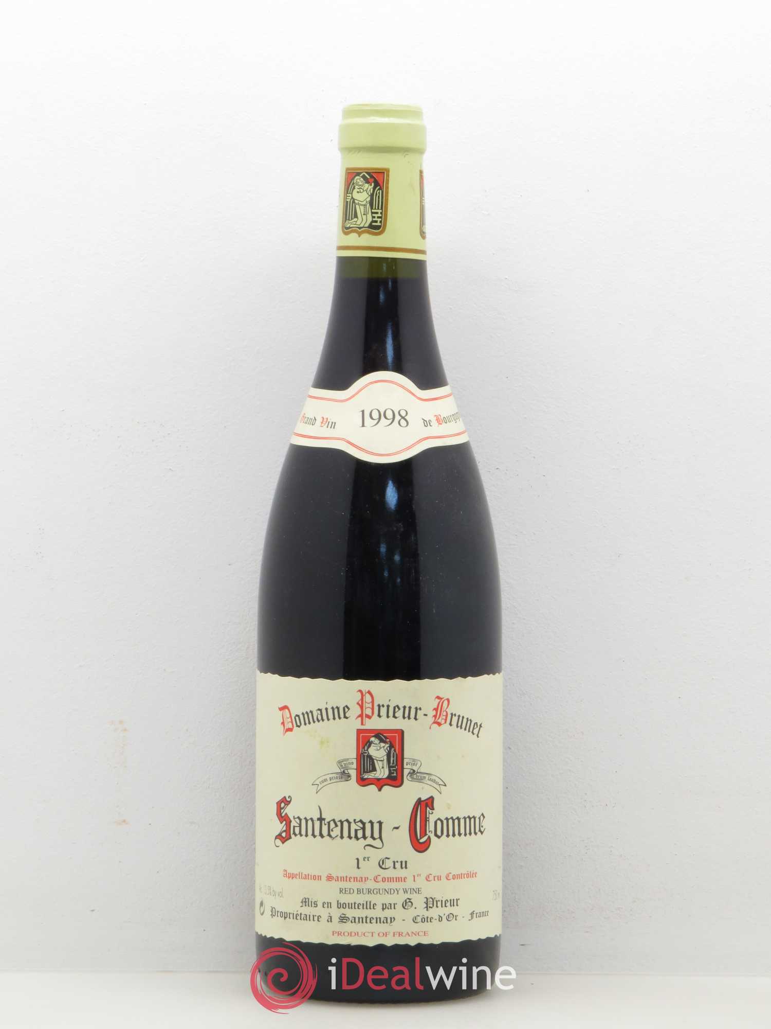 Santenay 1er Cru Comme Prieur Brunet 1998 - Lot de 1 bouteille - 0