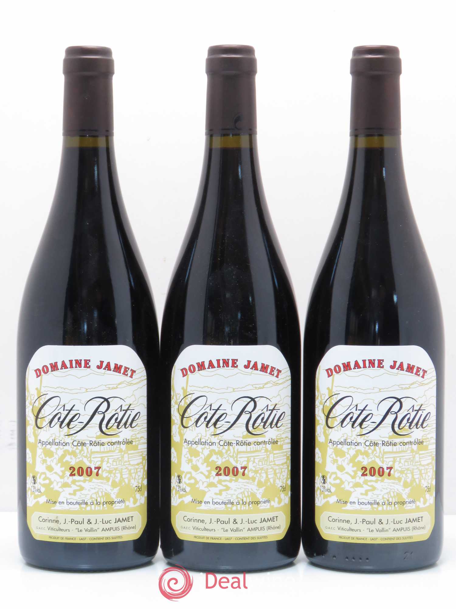 Côte-Rôtie Jamet (Domaine) 2007 - Lot de 6 bouteilles - 1