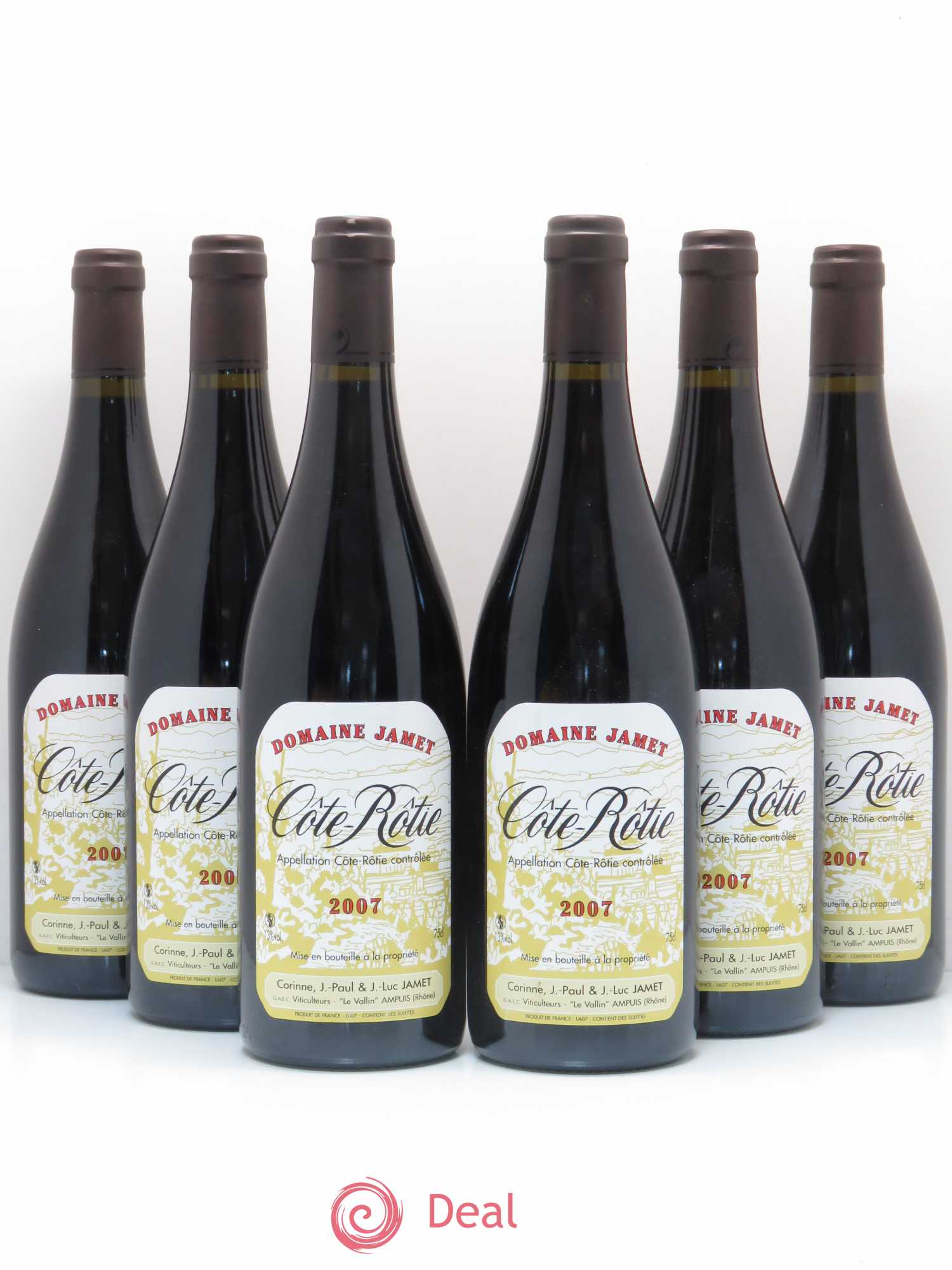 Côte-Rôtie Jamet (Domaine) 2007 - Lot de 6 bouteilles - 0
