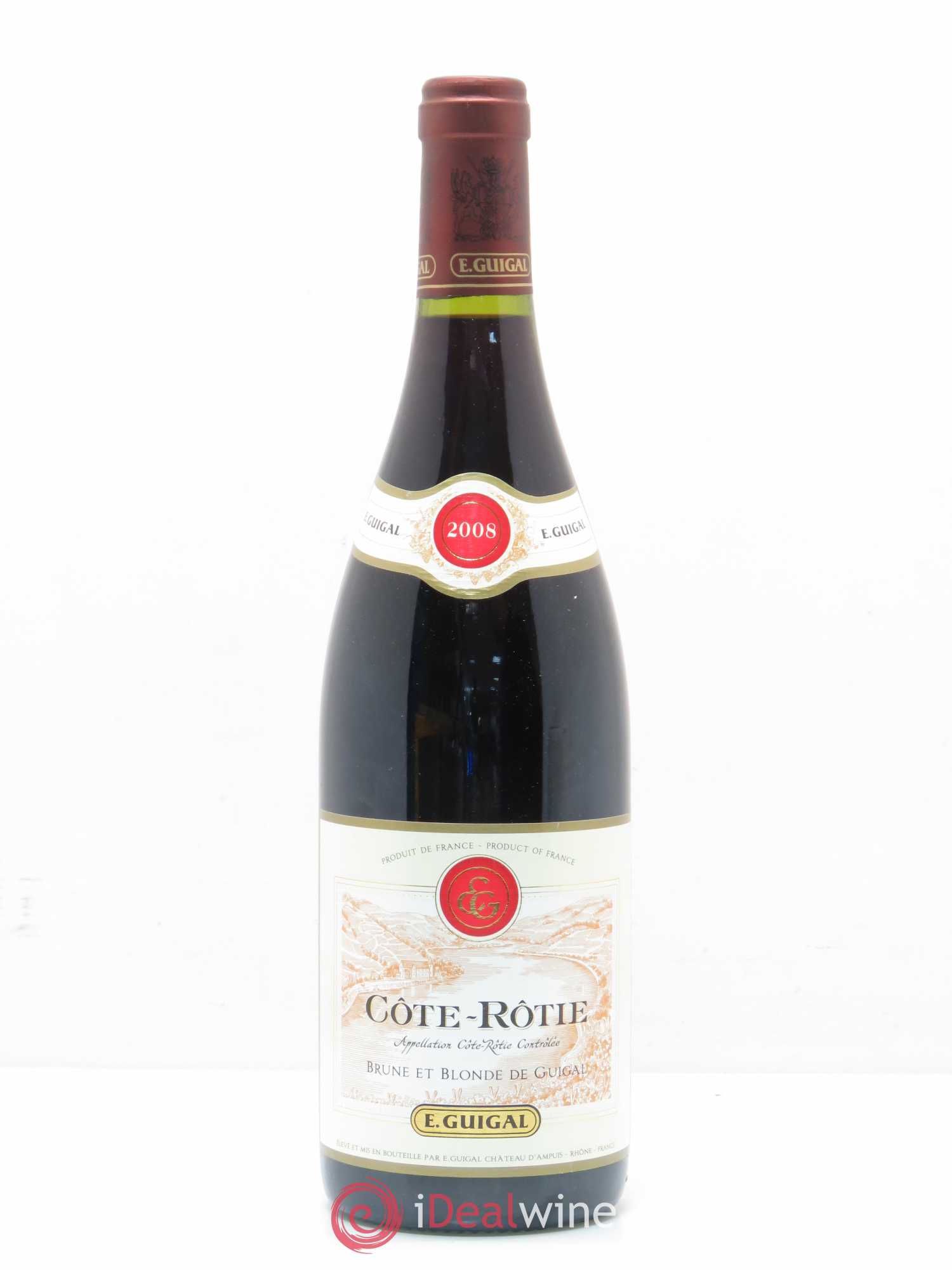 Côte-Rôtie Côtes Brune et Blonde Guigal 2008 - Lot de 1 bouteille - 0