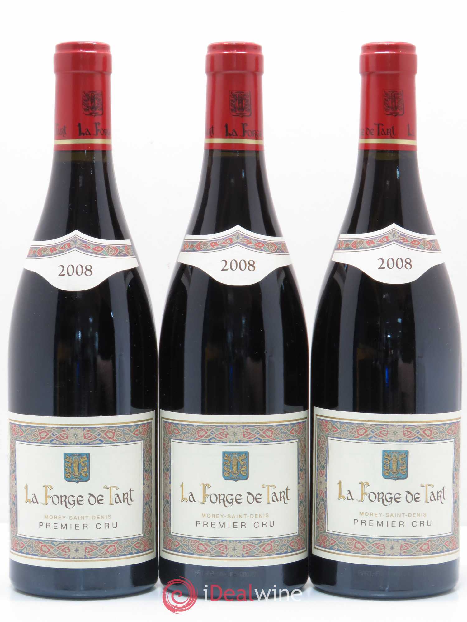 Morey-Saint-Denis 1er Cru La Forge de Tart Clos de Tart 2008 - Lot de 3 bouteilles - 0