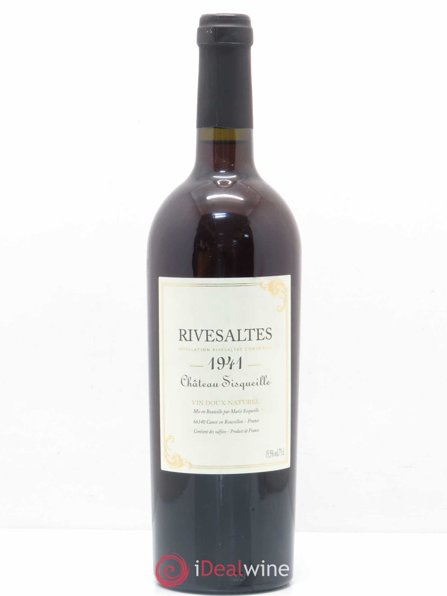 Rivesaltes Château Sisqueille 1941 - Posten von 1 Flasche - 0