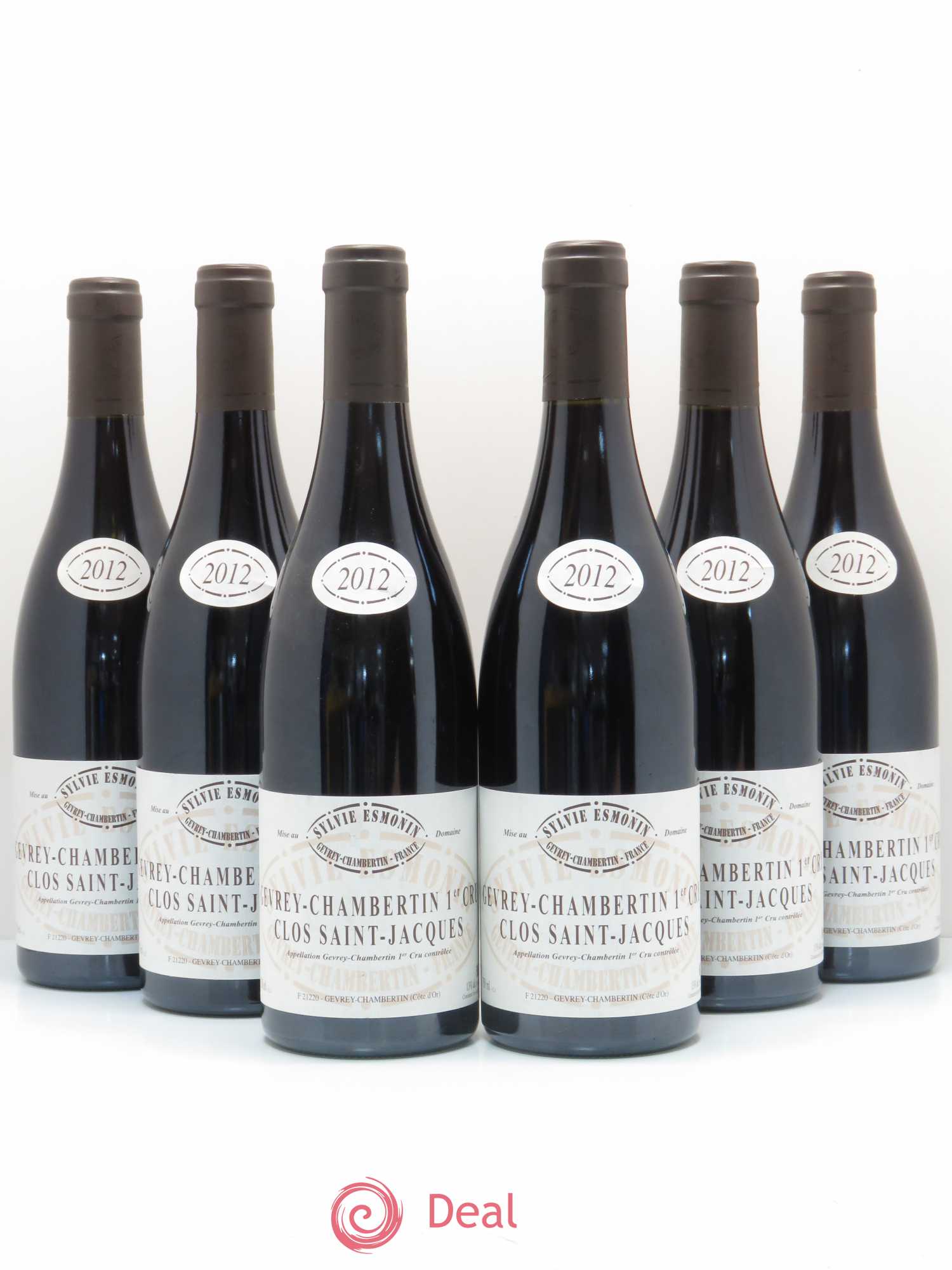 Gevrey-Chambertin 1er Cru Clos Saint Jacques Sylvie Esmonin 2012 - Lot de 6 bouteilles - 0
