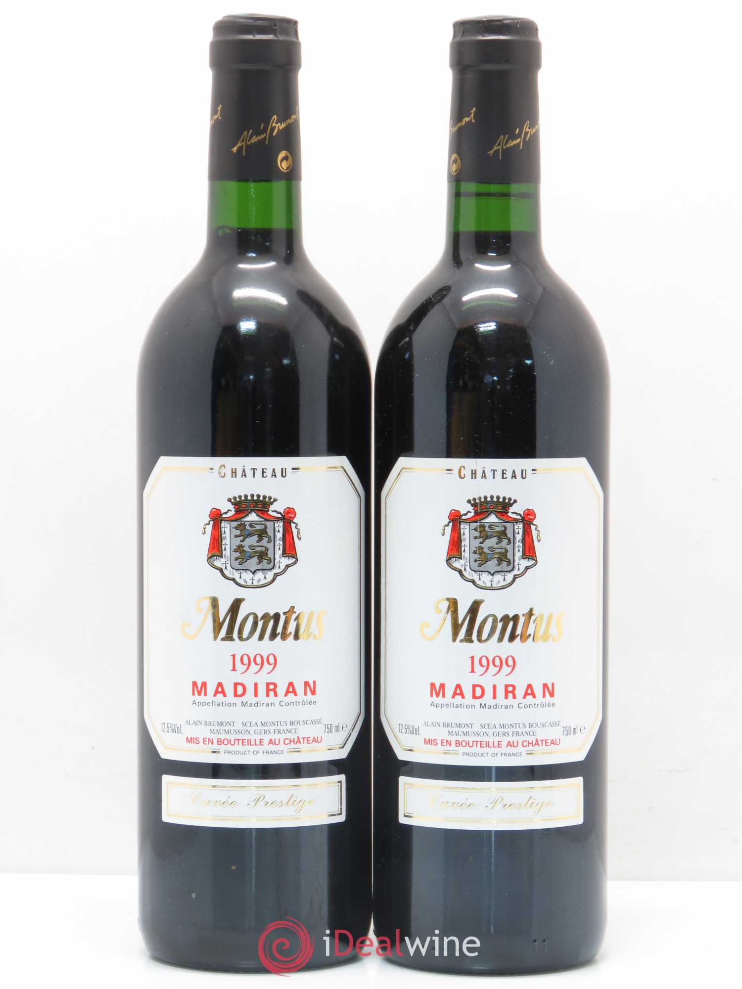 Madiran Château Montus-Prestige Alain Brumont 1999 - Lot de 2 bouteilles - 0