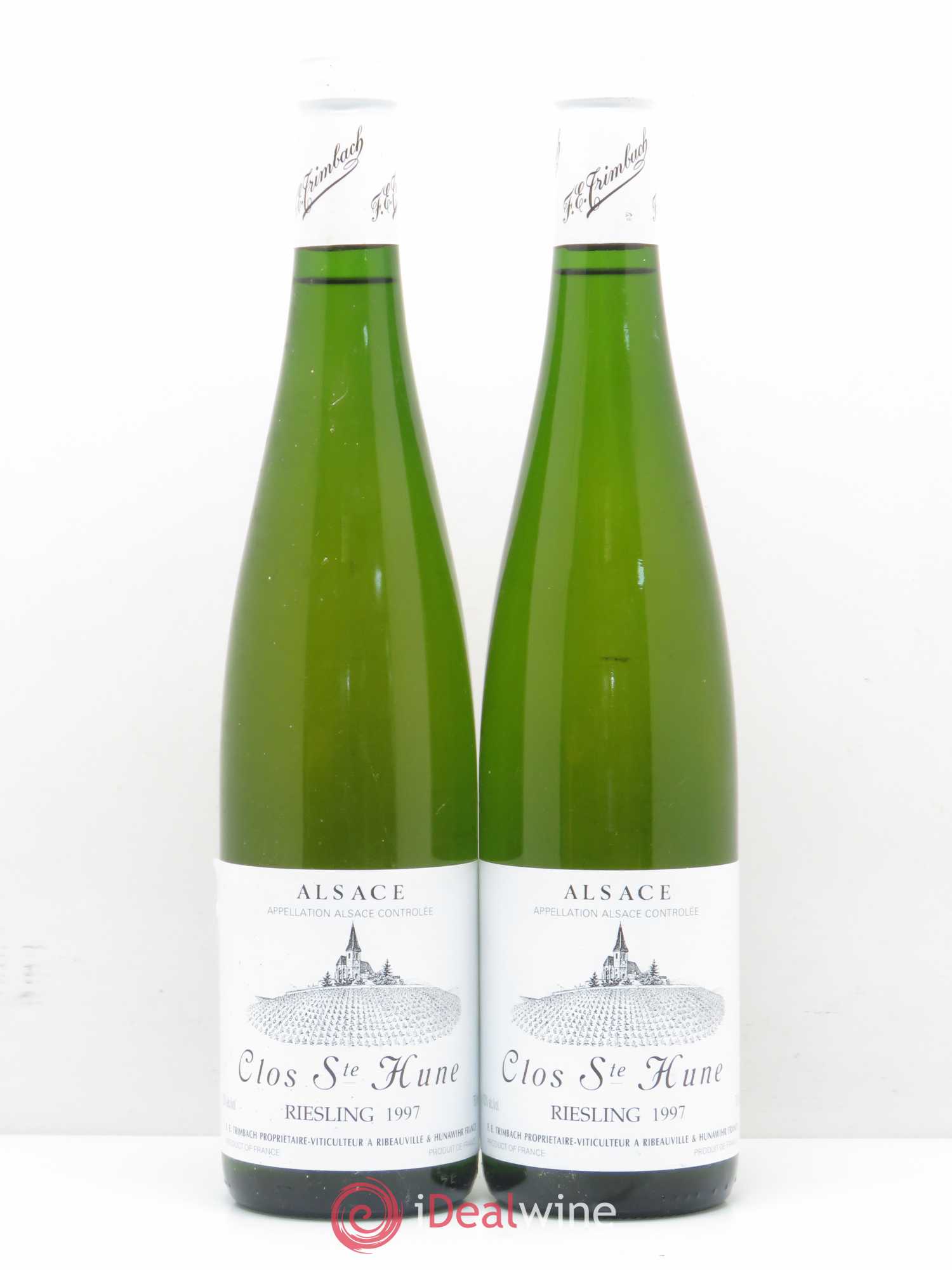 Alsace Riesling Clos Sainte-Hune Trimbach (Domaine) 1997 - Lot de 2 bouteilles - 0