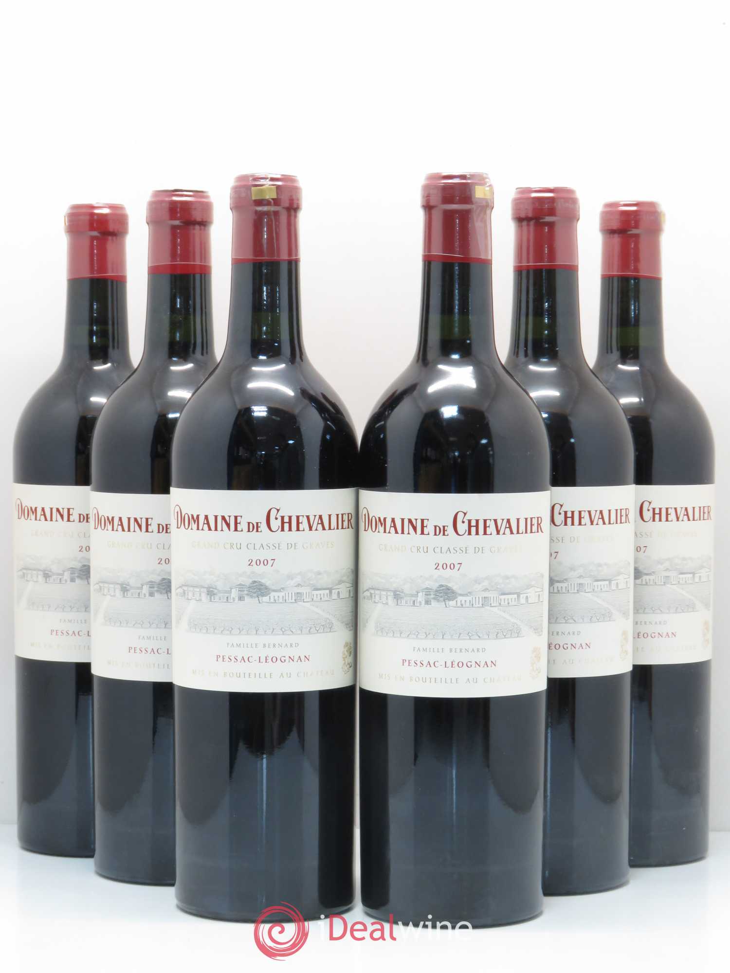 Domaine de Chevalier Cru Classé de Graves 2007 - Lot de 6 bouteilles - 0