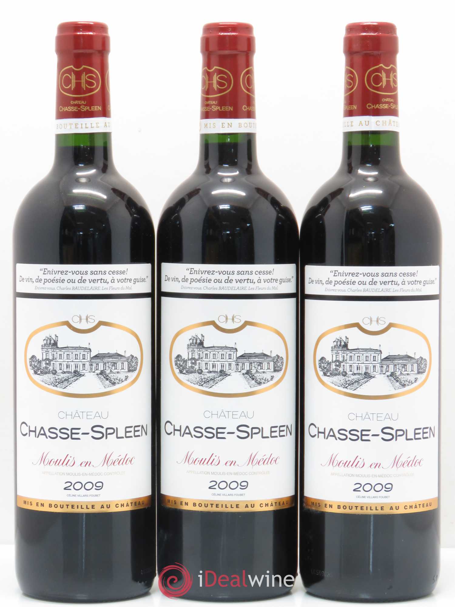 Château Chasse Spleen 2009 - Lot de 12 bouteilles - 4