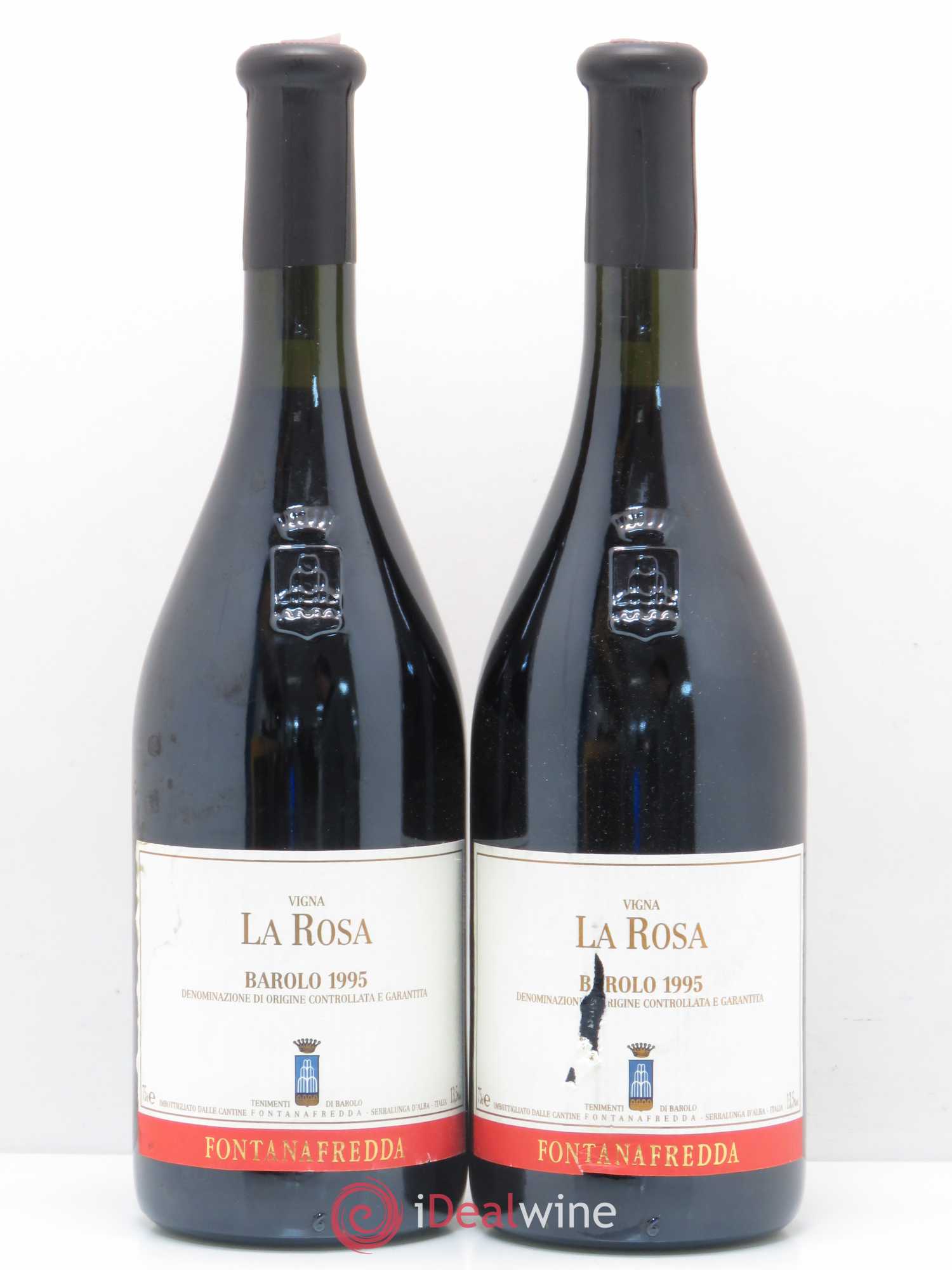 Barolo Vigna La Rosa Fontana Fredda 1995 - Posten von 2 Flaschen - 0