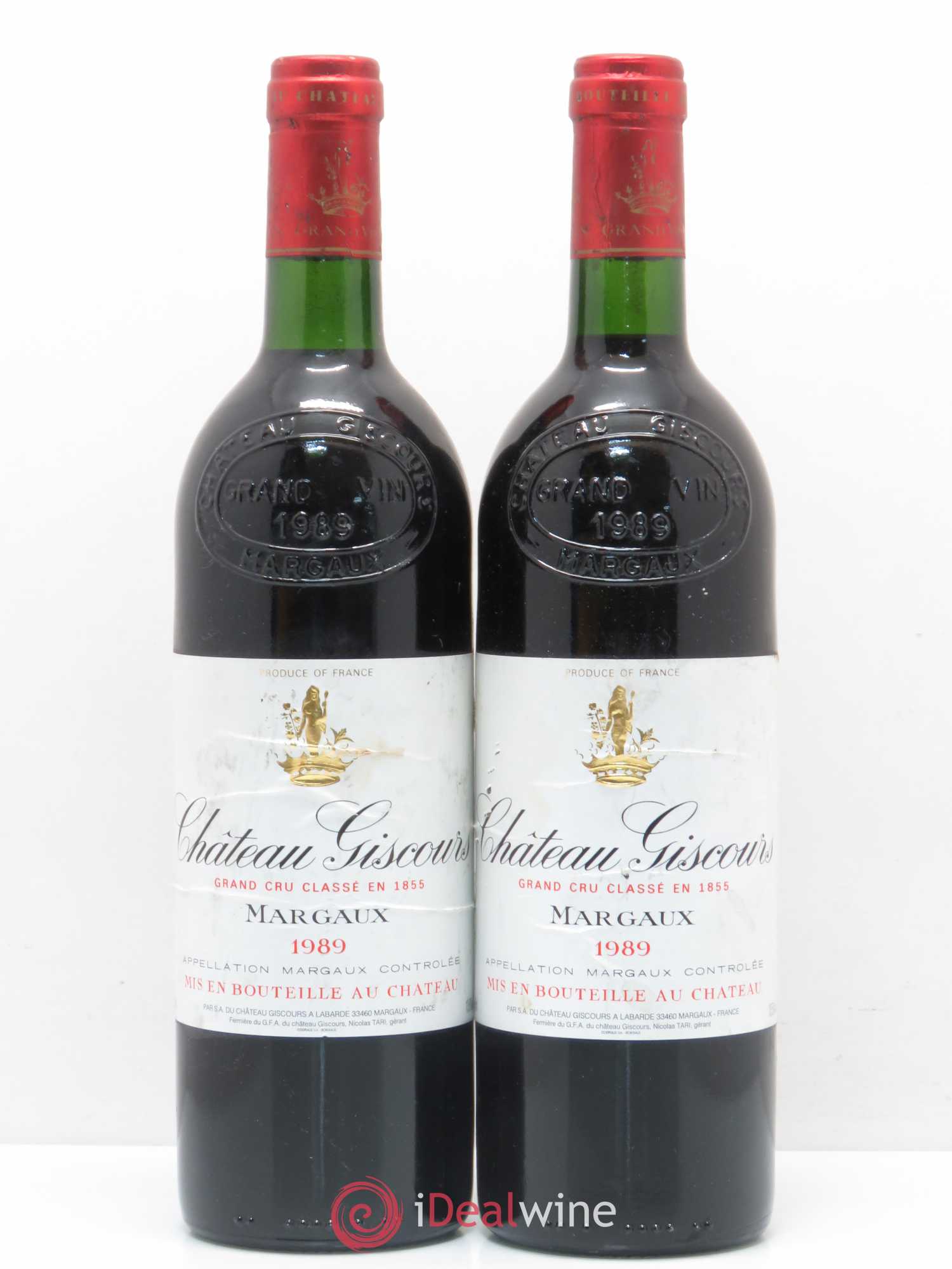 Château Giscours 3ème Grand Cru Classé 1989 - Lot de 2 bouteilles - 0