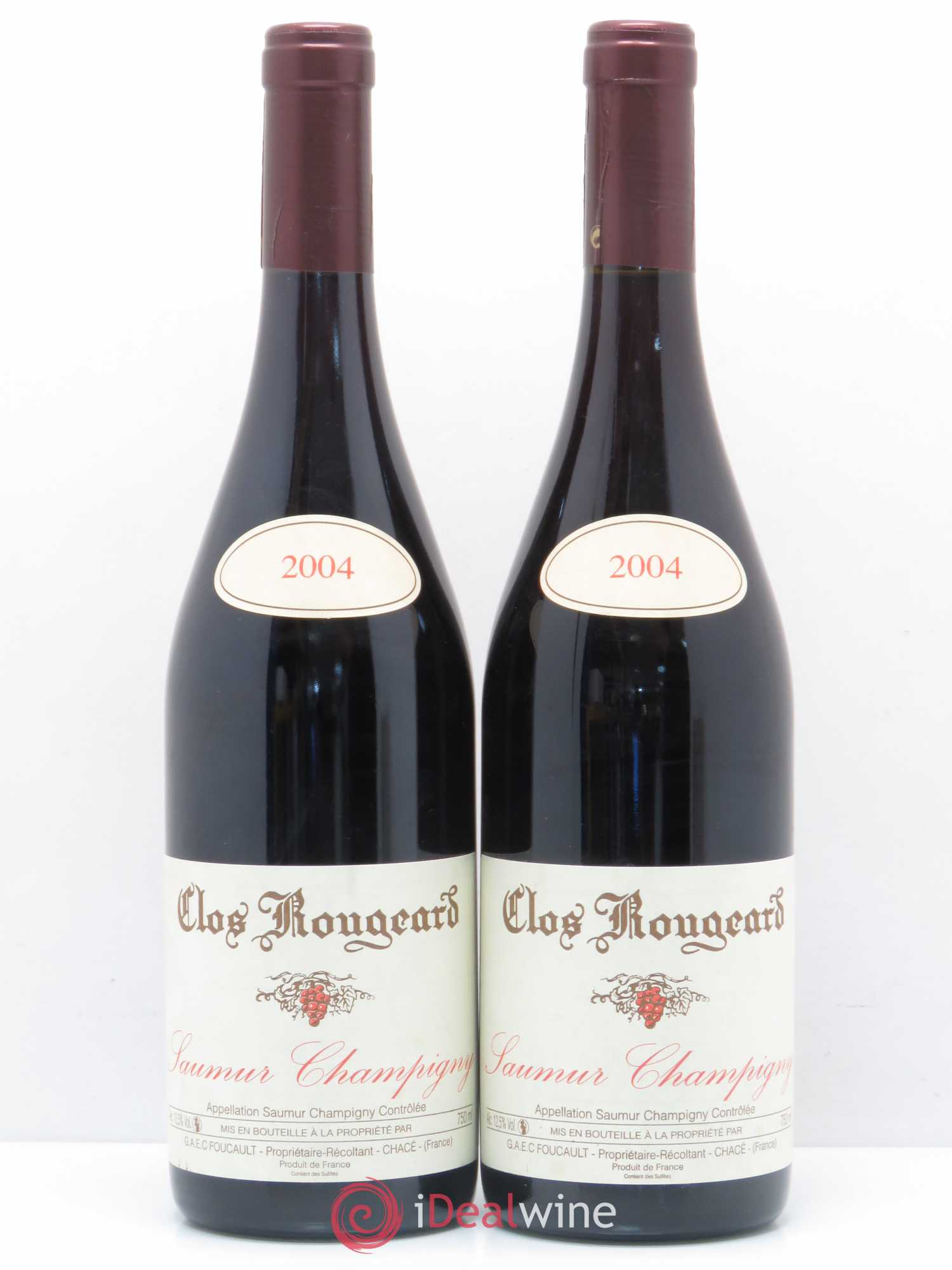 Saumur-Champigny Clos Rougeard 2004 - Lot of 2 bottles - 0