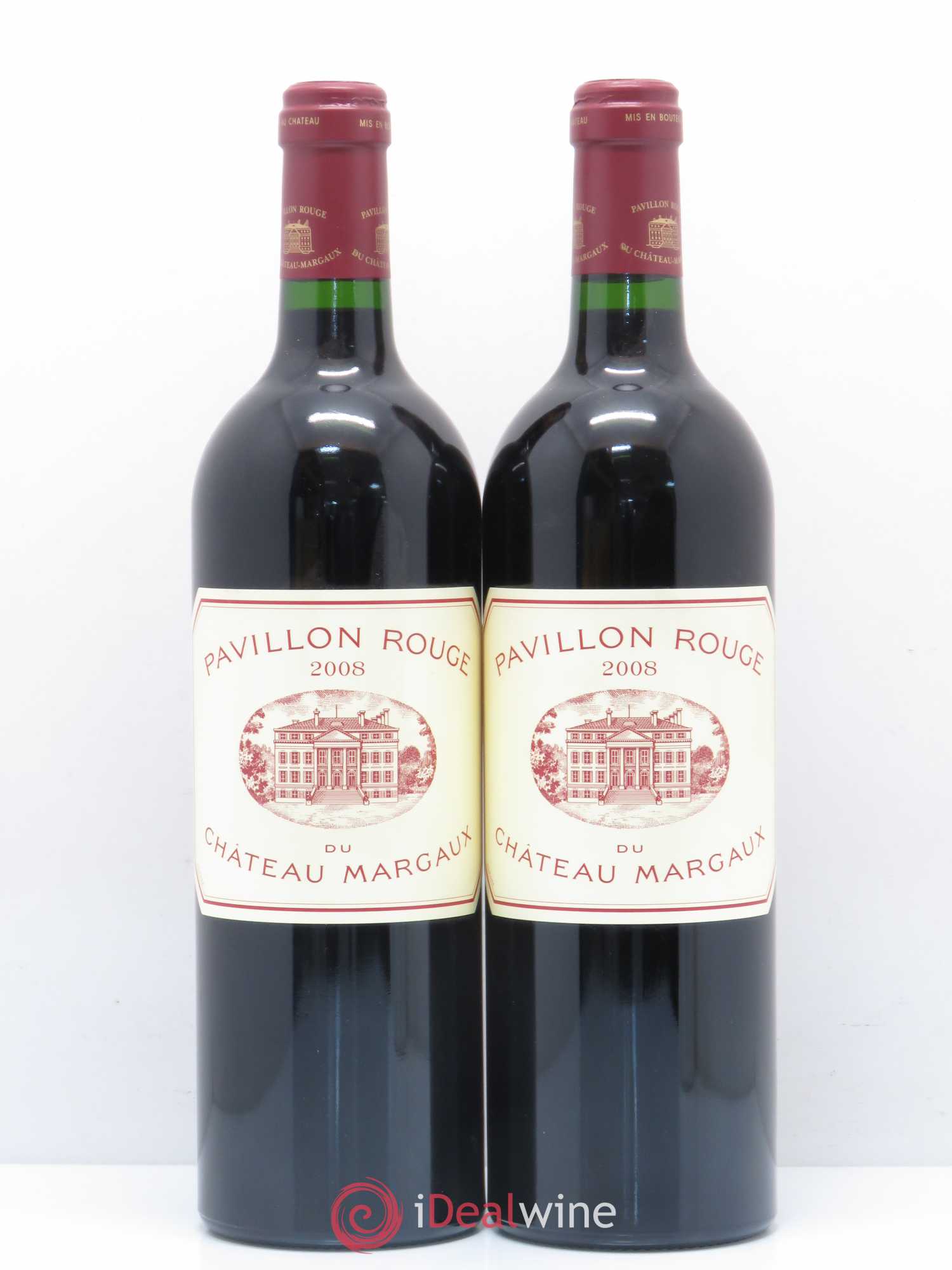 Pavillon Rouge du Château Margaux Second Vin 2008 - Lot de 2 bouteilles - 0