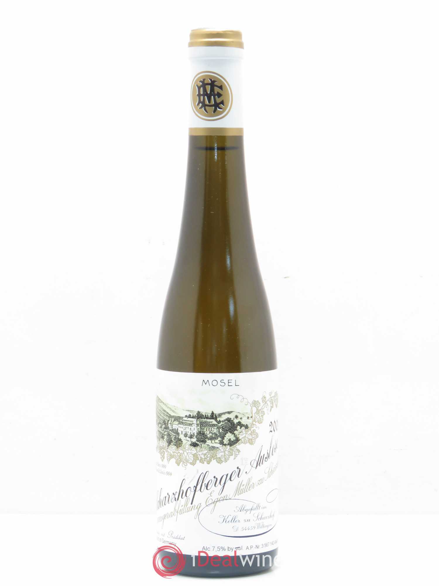 Riesling Scharzhofberger Auslese Egon Muller 2009 - Lotto di 1 mezza bottiglia - 0