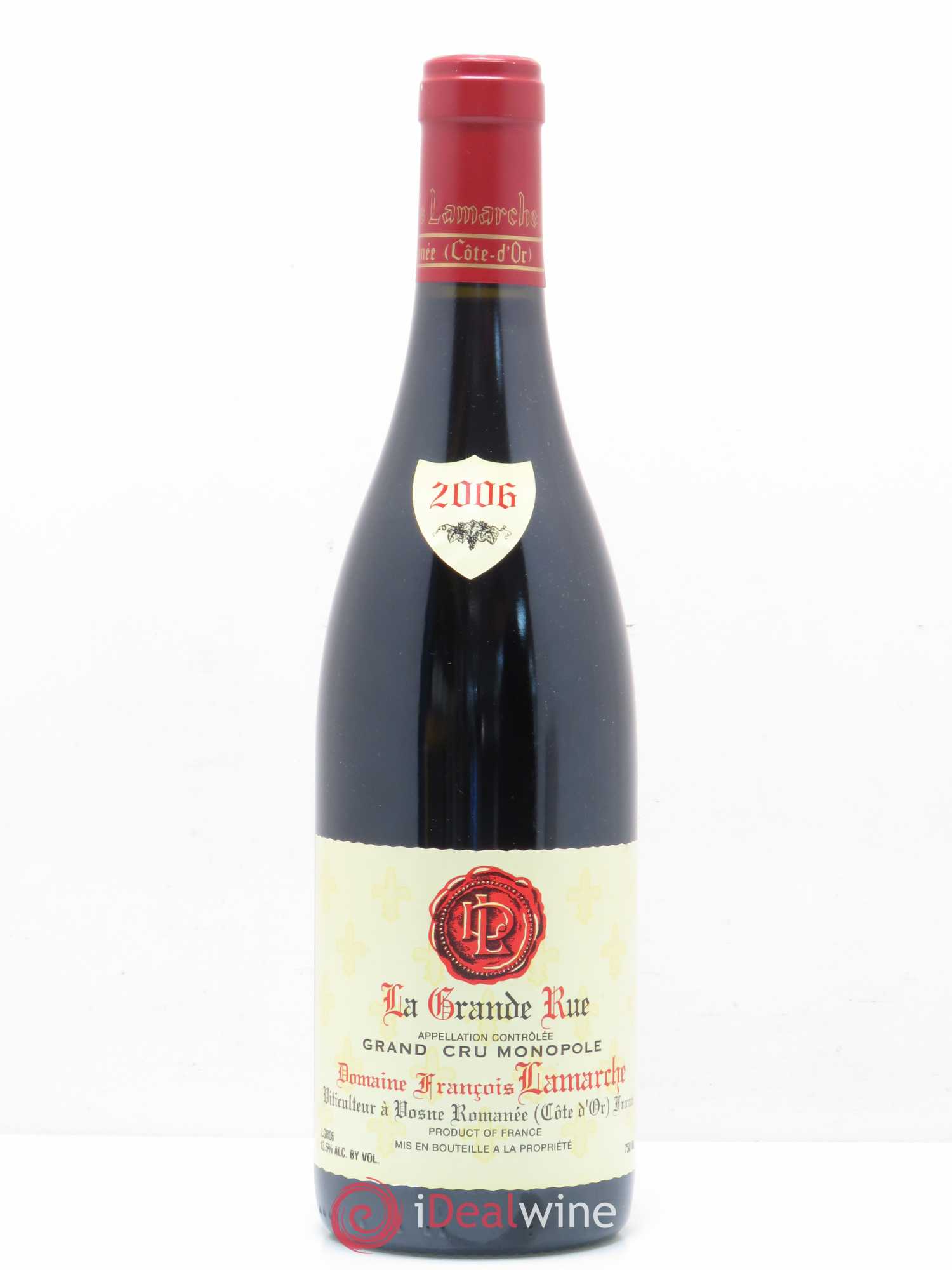 La Grande Rue Grand Cru Lamarche (Domaine) 2006 - Lot de 1 bouteille - 0
