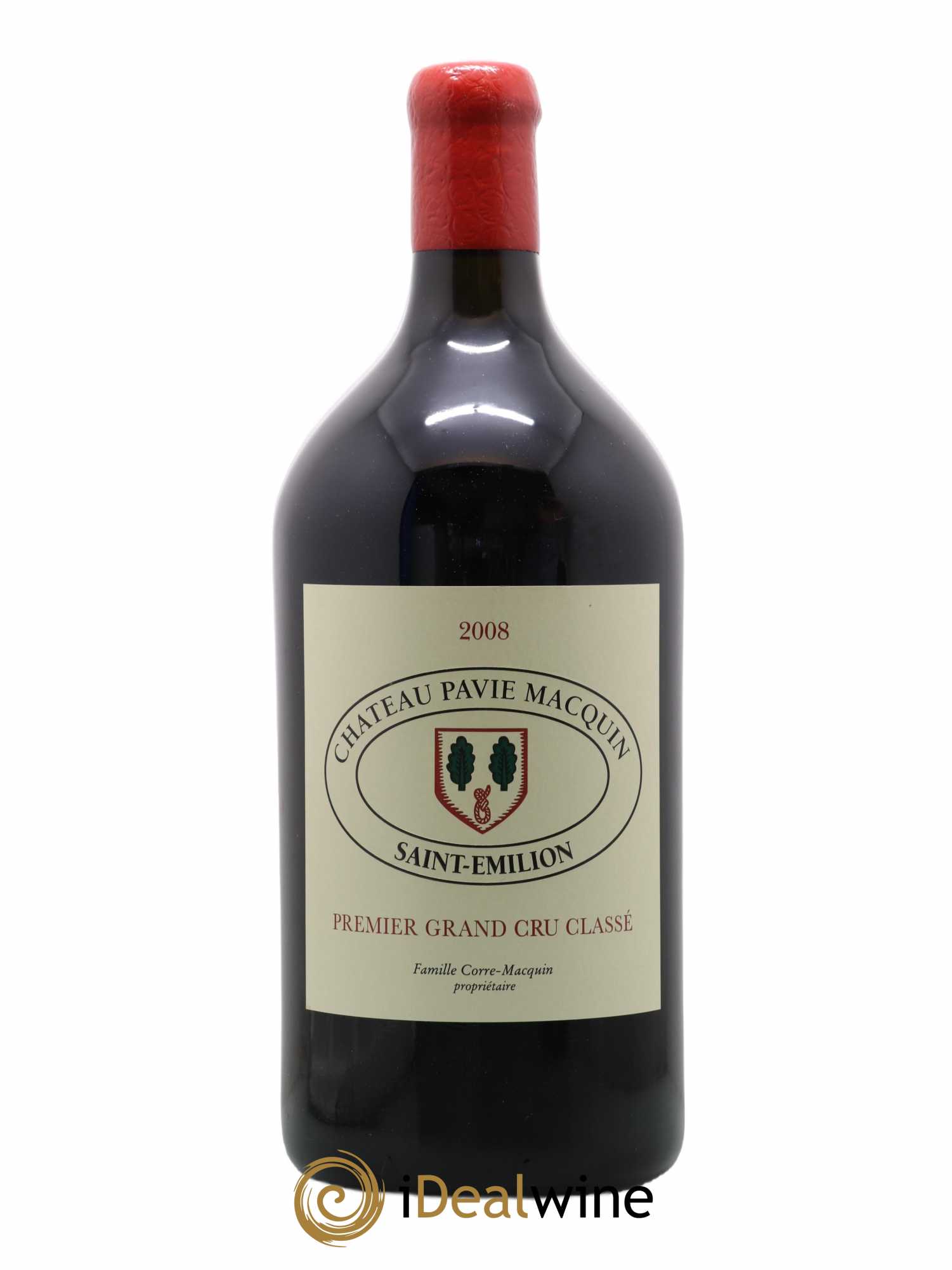 Château Pavie Macquin 1er Grand Cru Classé B 2008 - Lot de 1 double magnum - 0