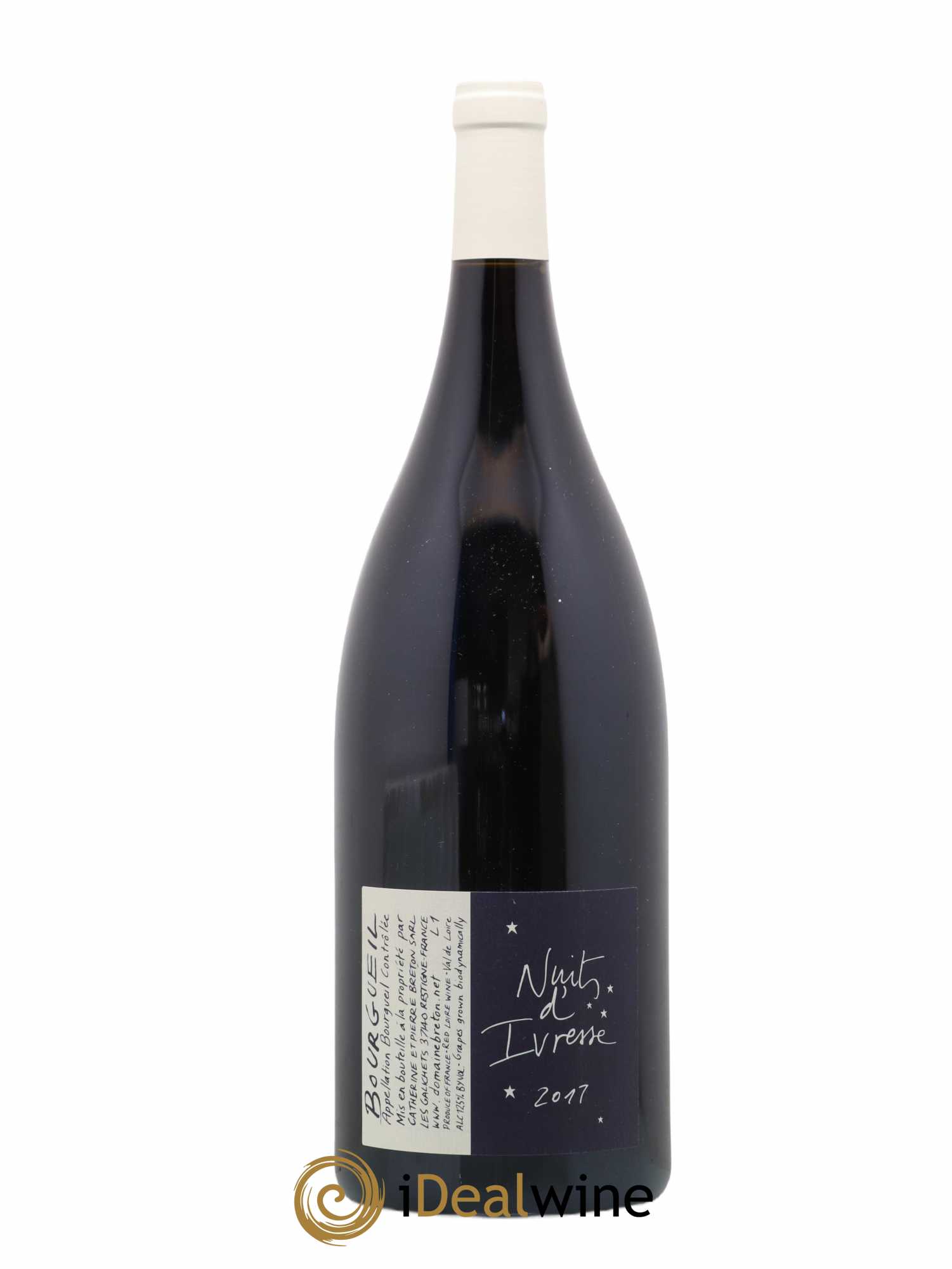 Bourgueil Nuits d'ivresse Catherine et Pierre Breton 2017 - Lot de 1 magnum - 0