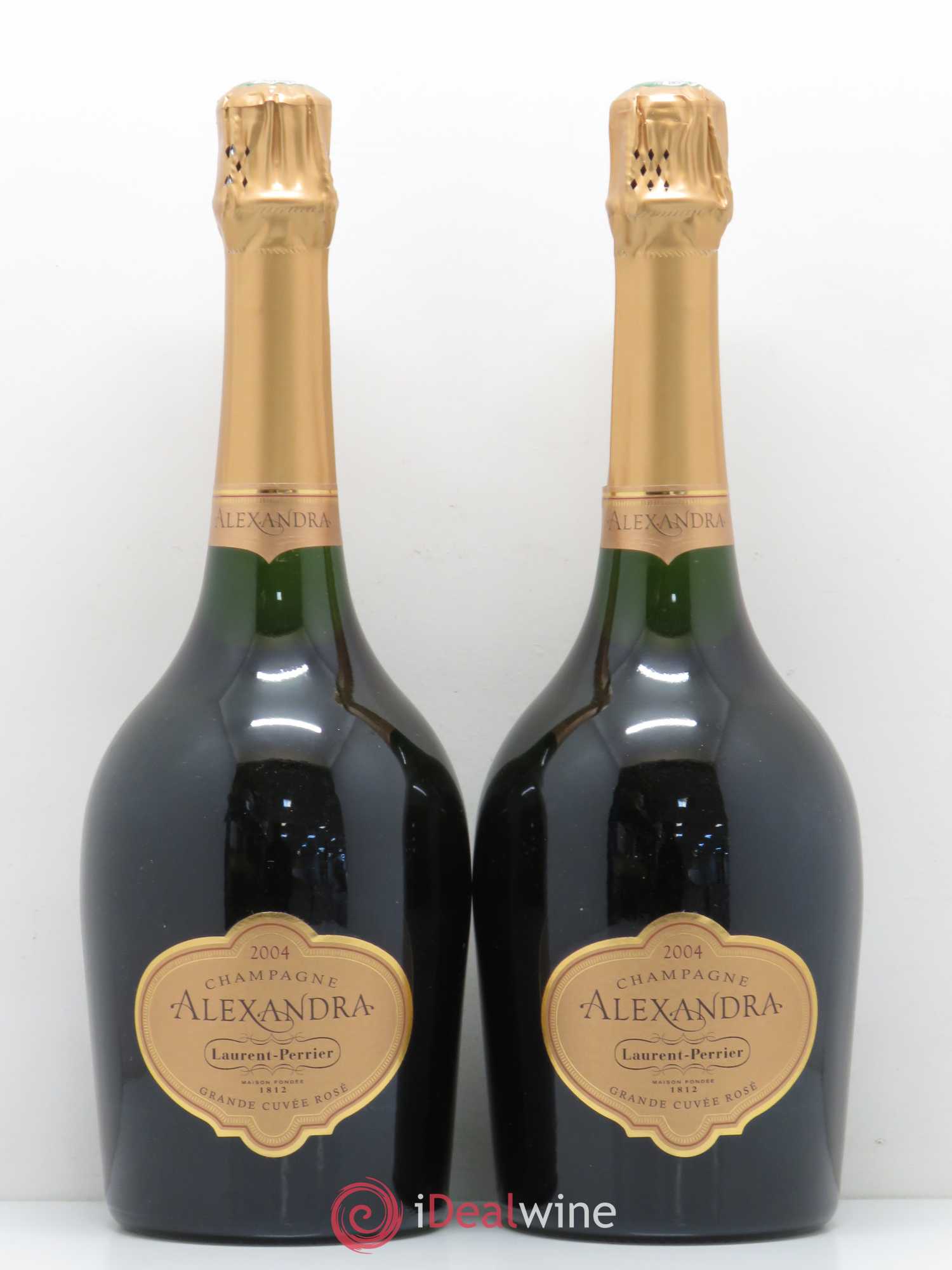 Cuvée Alexandra Laurent Perrier 2004 - Lot de 2 bouteilles - 0