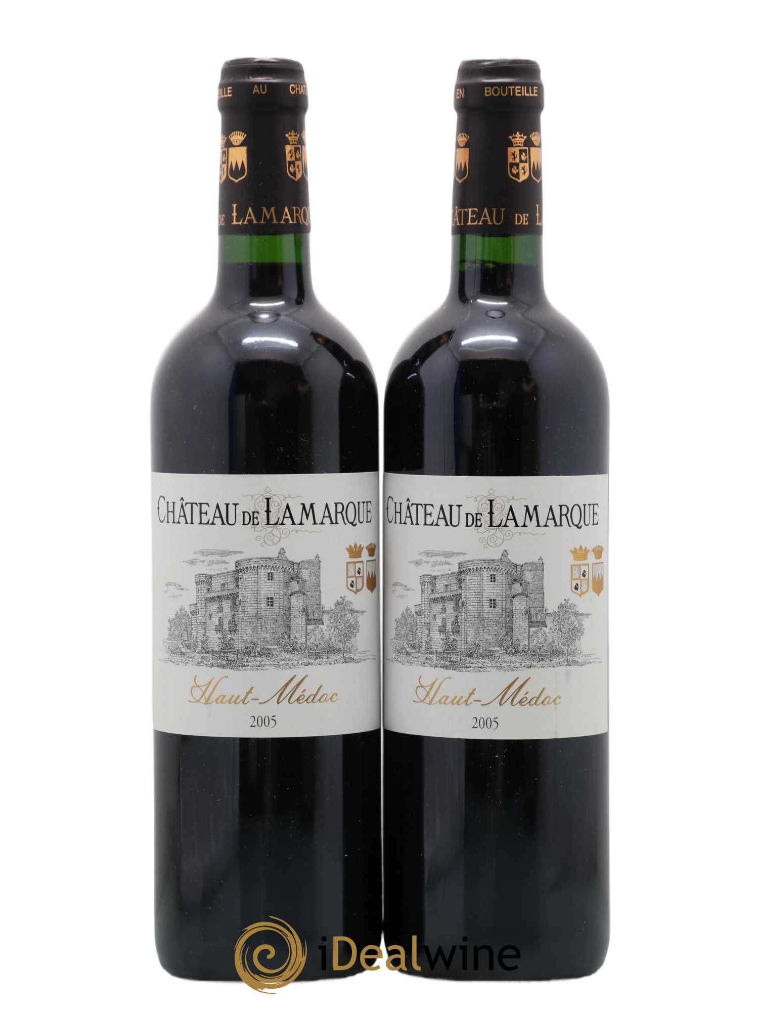 Château de Lamarque Cru Bourgeois 2005 - Lot de 2 bouteilles - 0