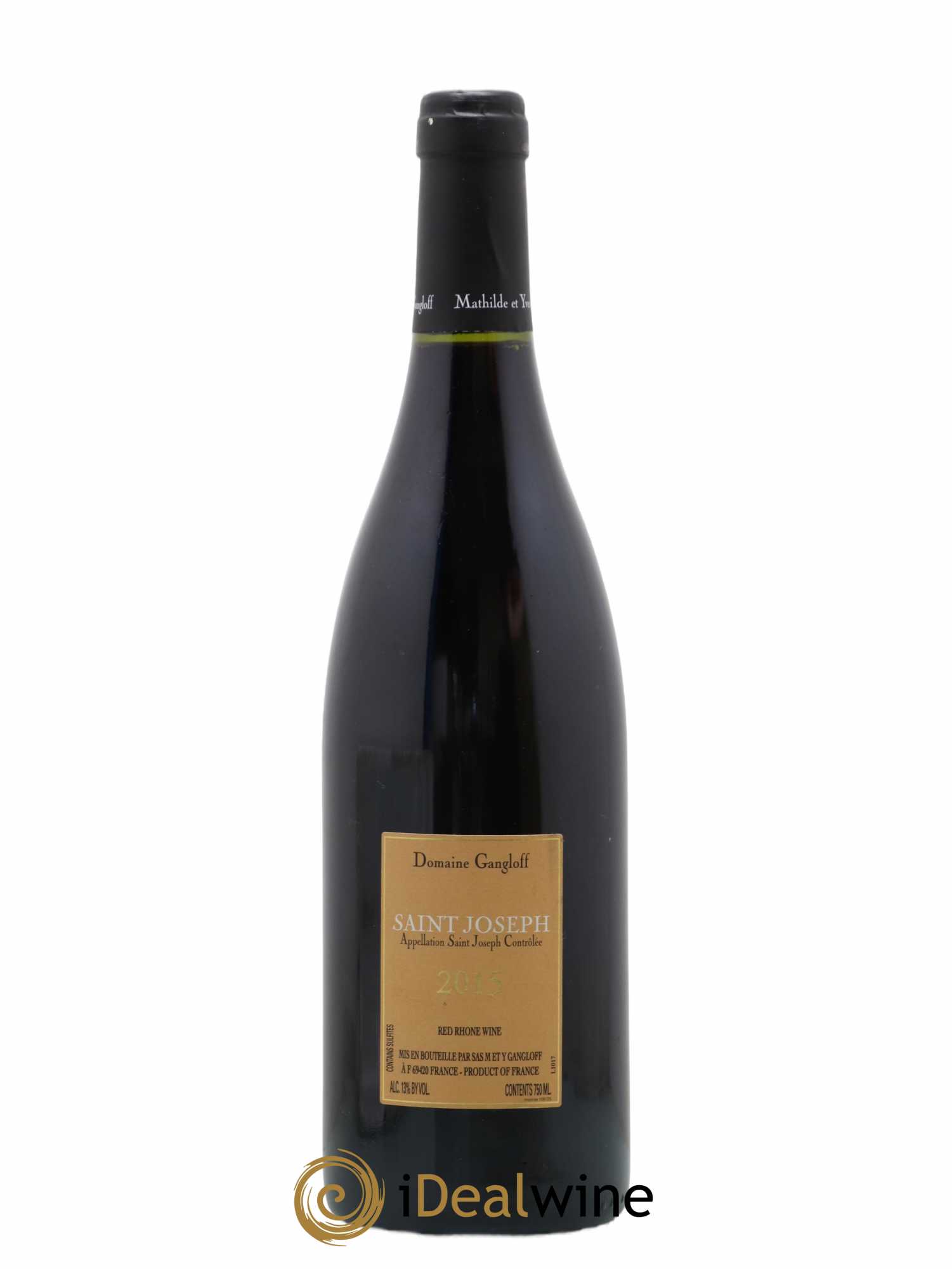 Saint-Joseph Gangloff (Domaine) 2015 - Lot of 1 bottle - 1