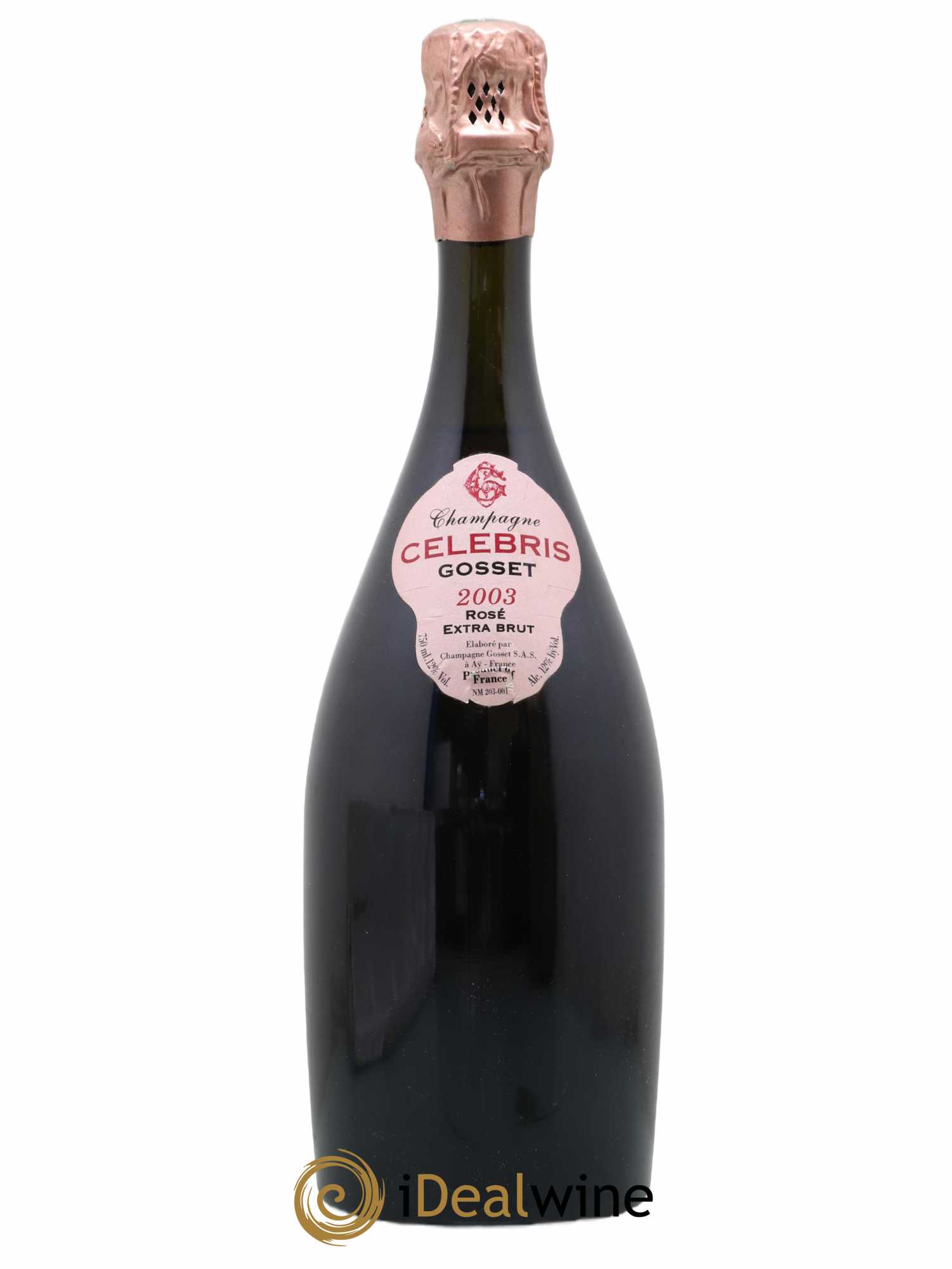 Celebris Extra-Brut Gosset 2003 - Lot de 1 bouteille - 0