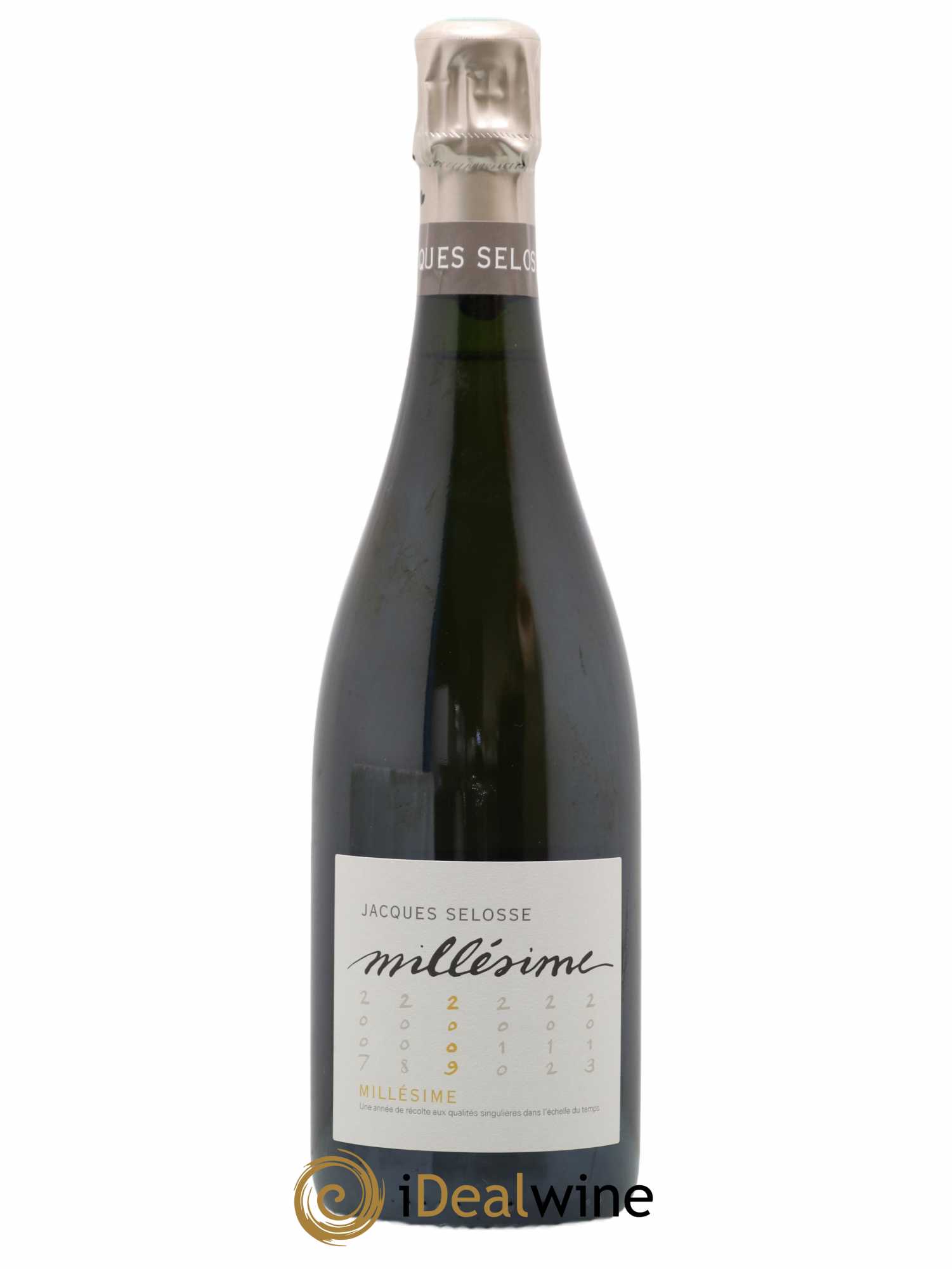 1er Cru Millésimé Extra-Brut Jacques Selosse 2009 - Lot de 1 bouteille - 0