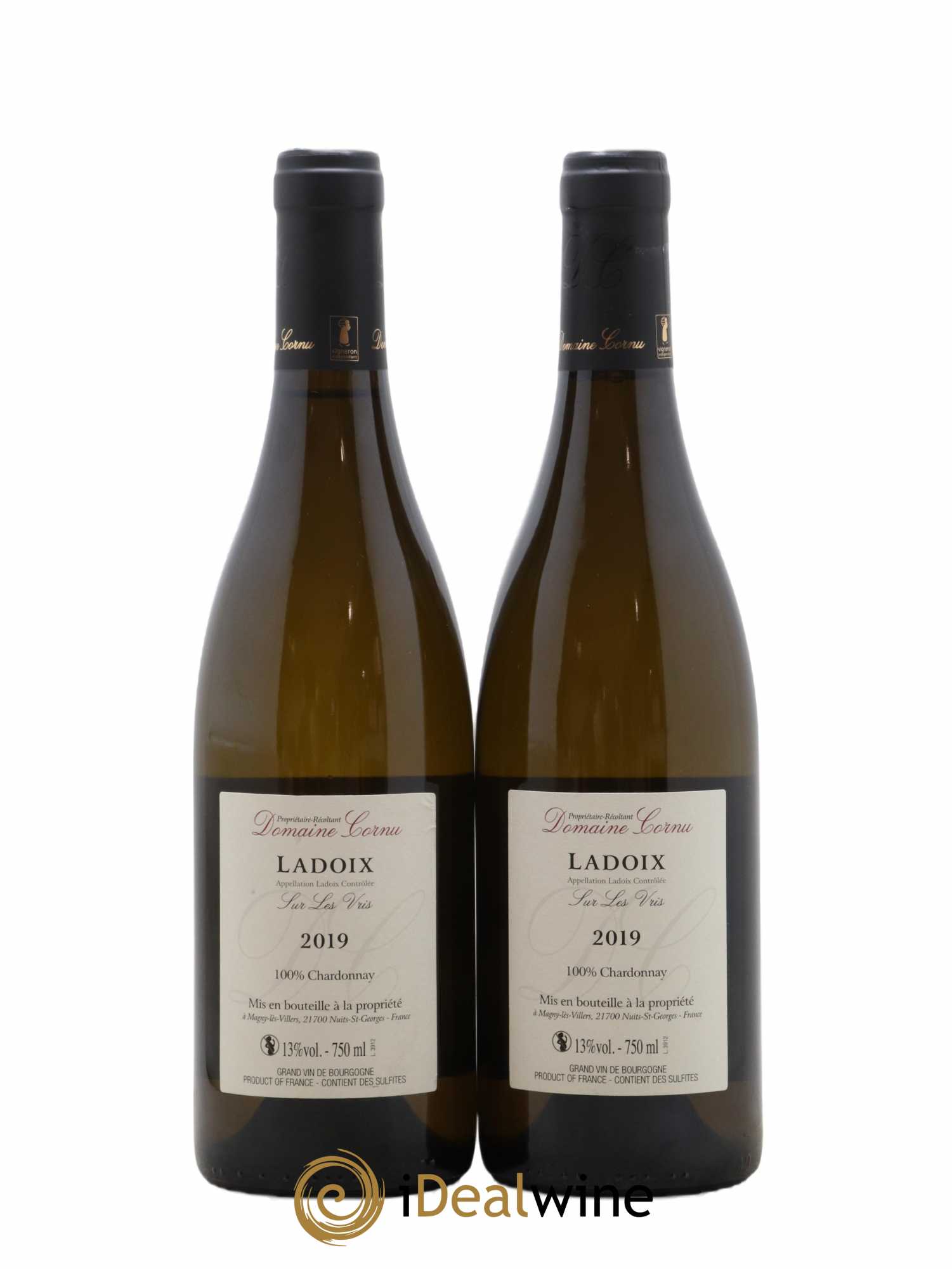 Ladoix Sur les Vris Domaine Cornu (sans prix de réserve) 2019 - Lot de 2 bouteilles - 1