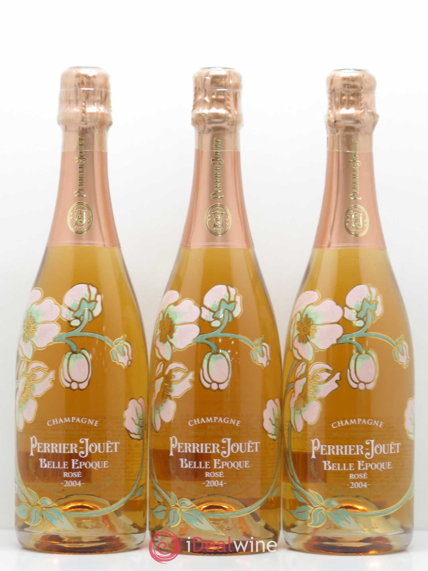 Cuvée Belle Epoque Perrier-Jouët 2004 - Lot de 3 bouteilles - 0